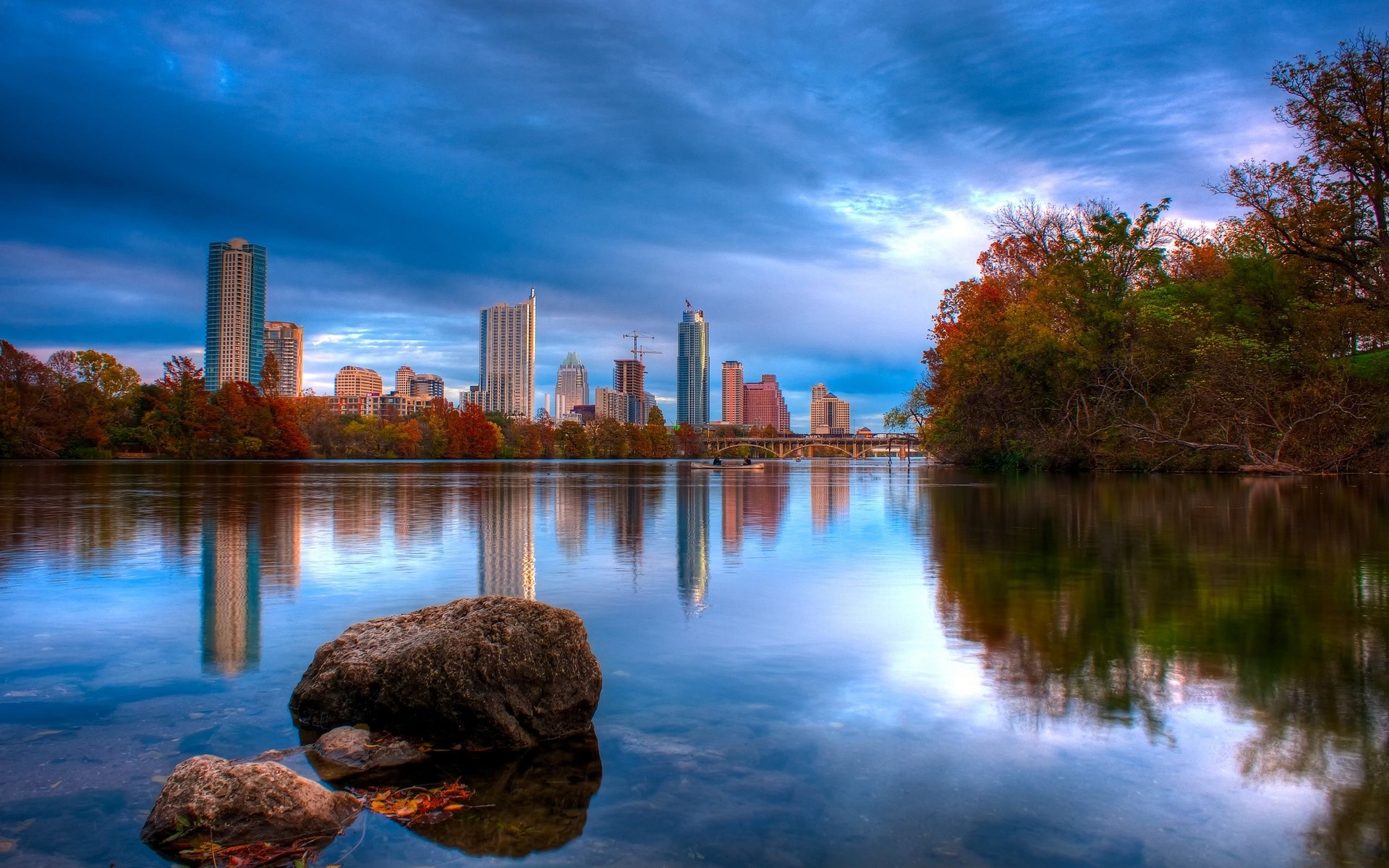 Austin Skyline, Austin wallpaper, Cityscape background, Texas capital, 1920x1200 HD Desktop