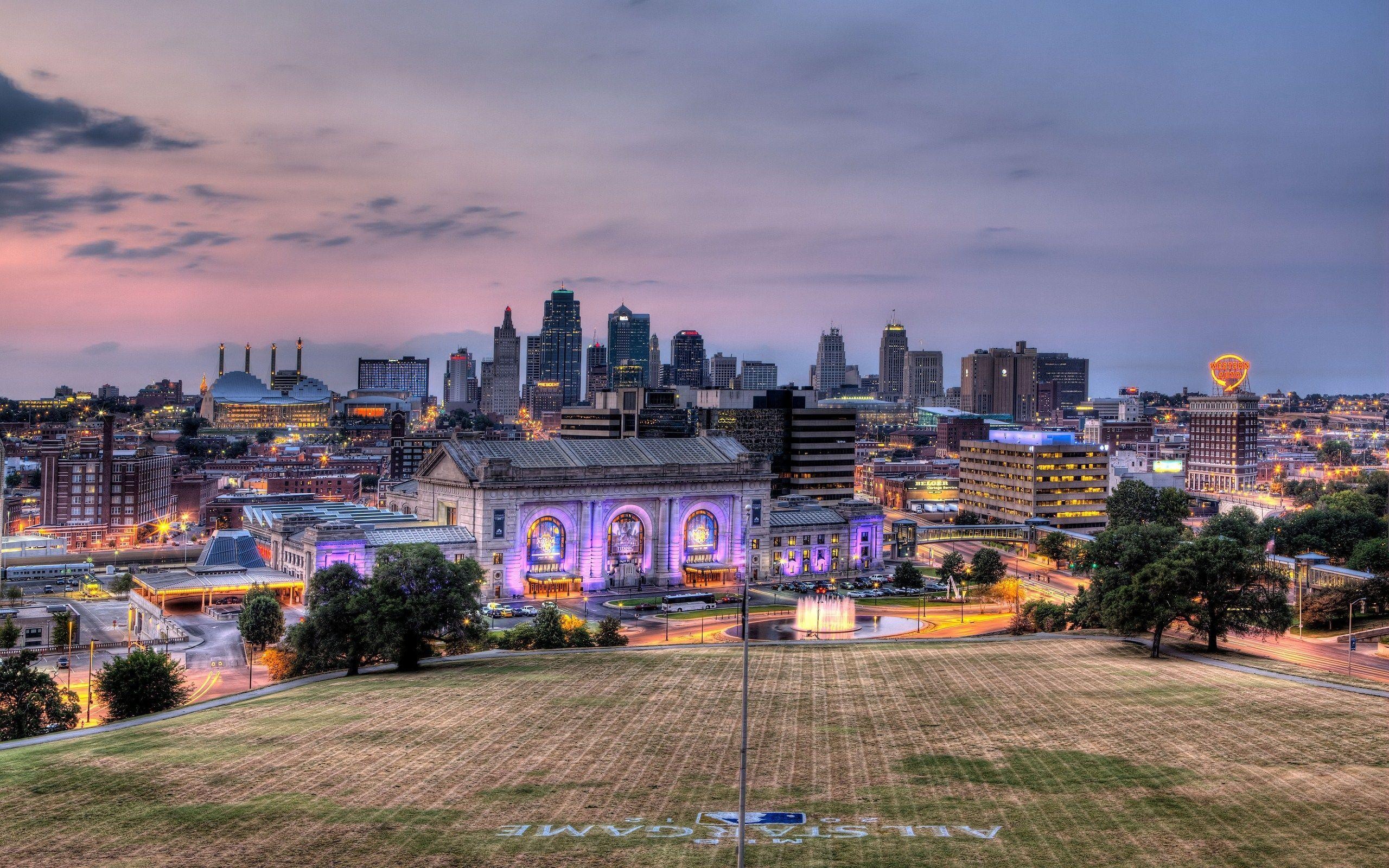 Kansas City Skyline, Travels, Wallpapers, 2560x1600 HD Desktop