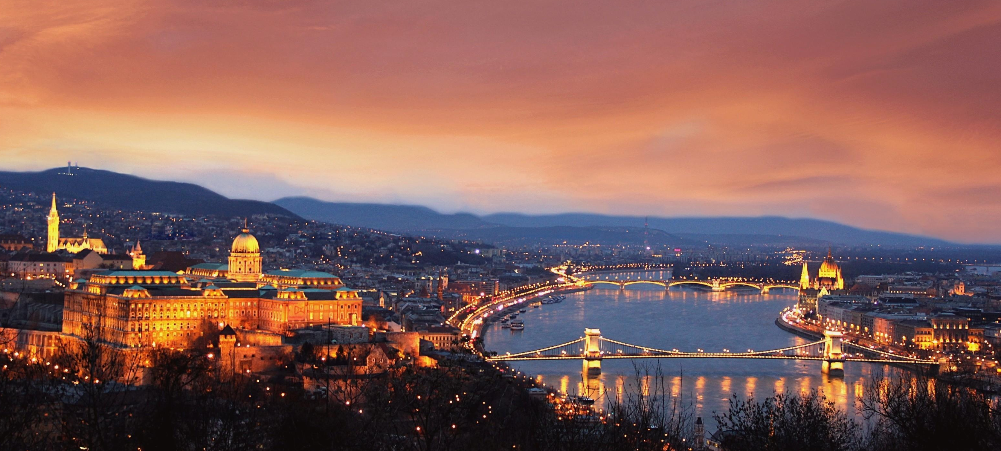 Budapest wallpapers, Beautiful backgrounds, Popular destination, European charm, 3460x1560 Dual Screen Desktop