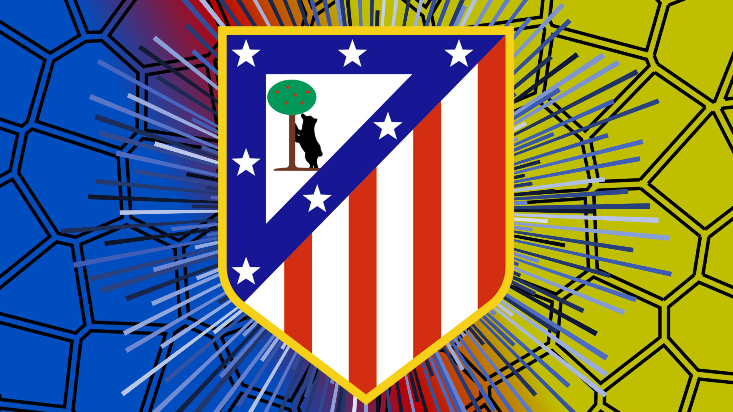 Atletico Madrid, HD wallpaper, Madrid skyline, Famous sports team, 2560x1440 HD Desktop