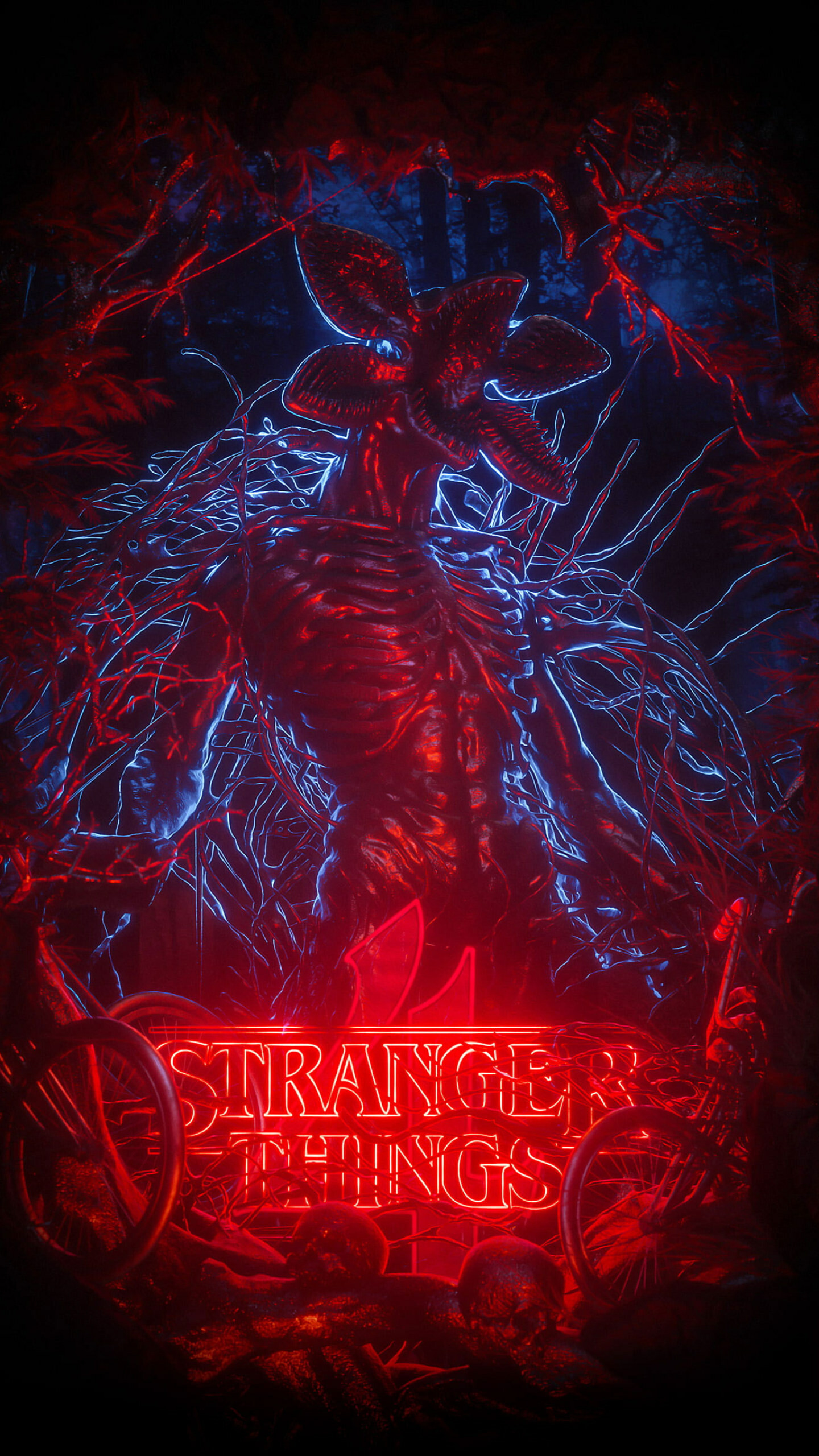 Demogorgon, Stranger Things Wallpaper, 1440x2560 HD Phone