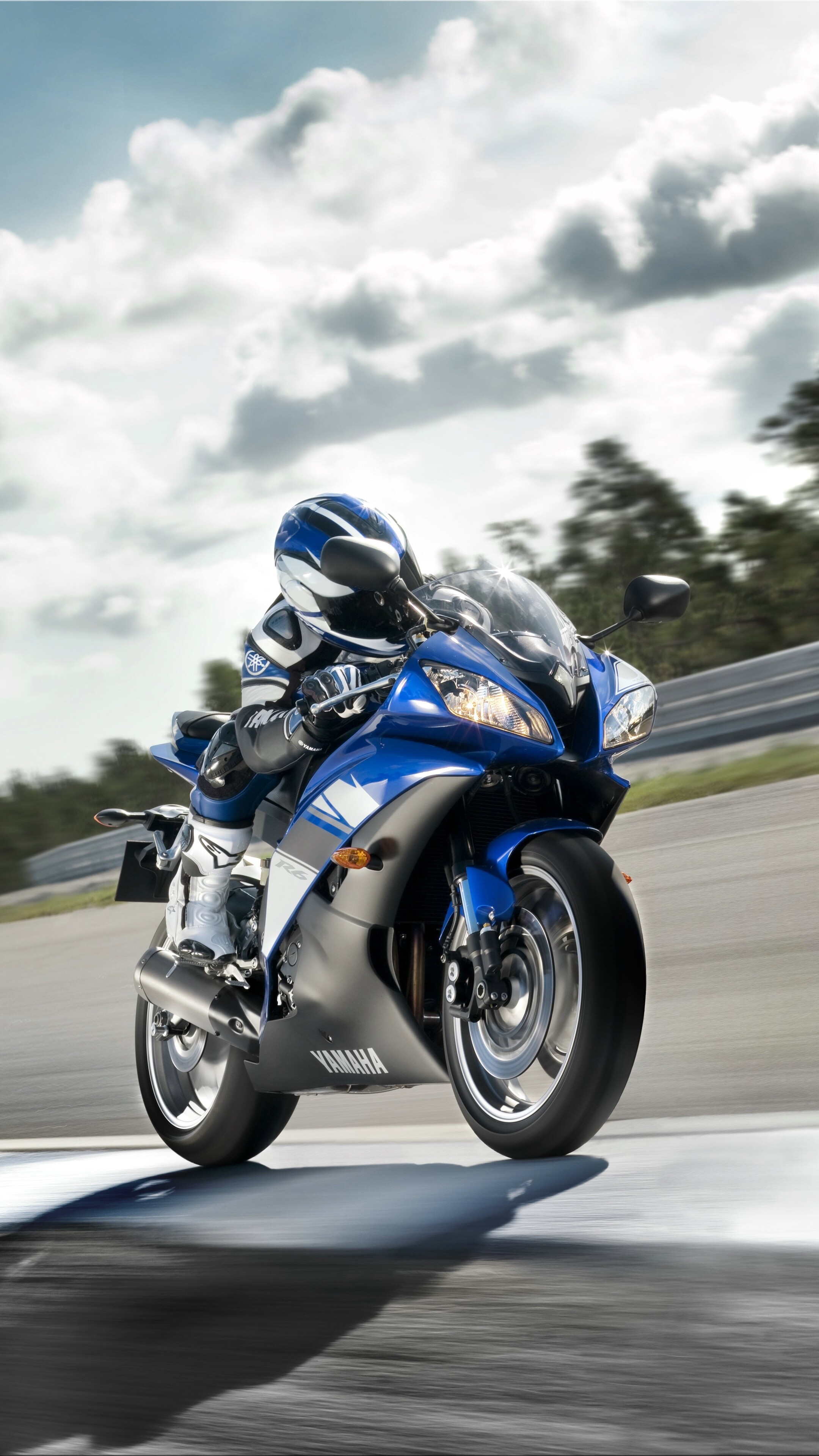 YZF-R6, Yamaha Wallpaper, 2160x3840 4K Phone