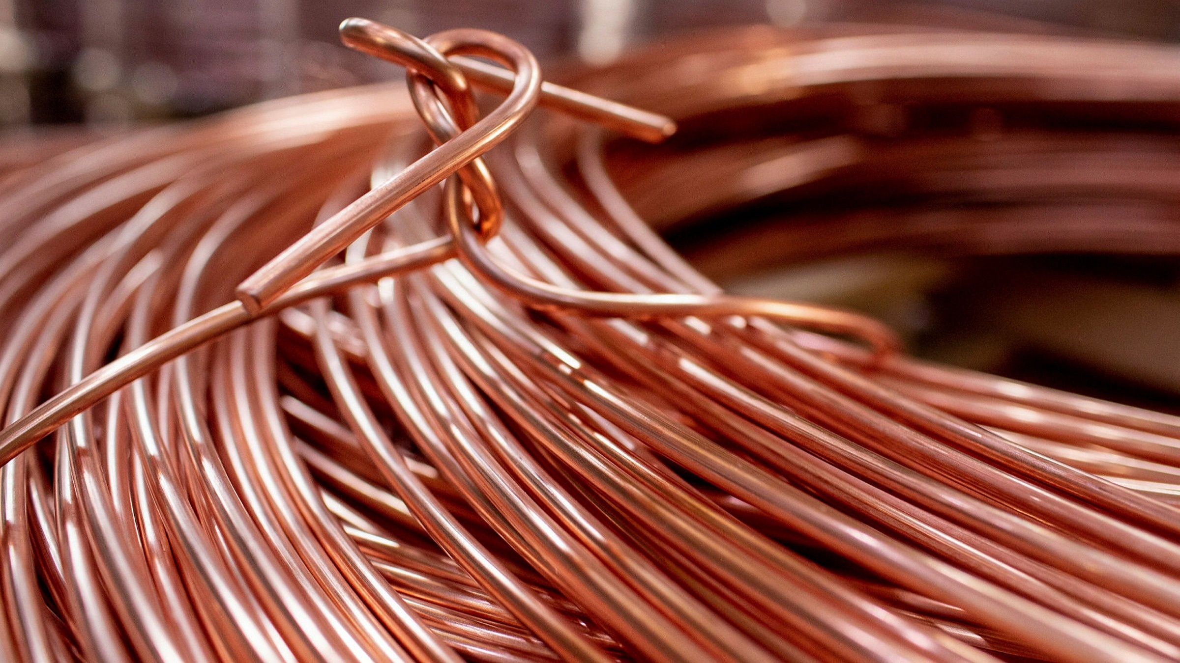 Wire, Copper Wallpaper, 2400x1350 HD Desktop