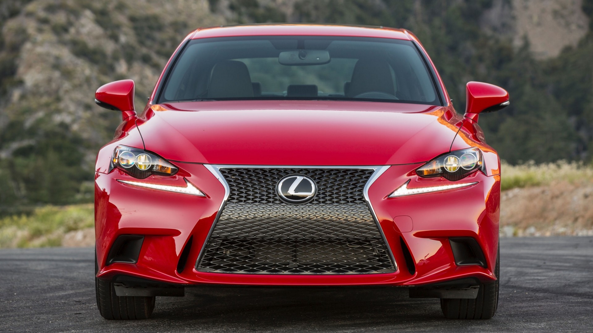 Lexus IS, Luxury cars, Red test drive, Cars & bikes, 1920x1080 Full HD Desktop