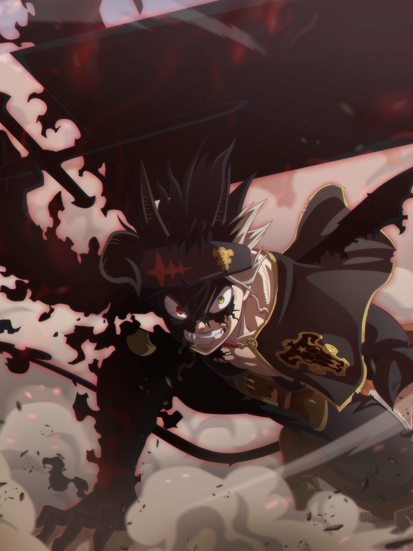 Anime Black Clover, Epic adventure, Stunning visuals, Amazing artwork, 1670x2230 HD Phone