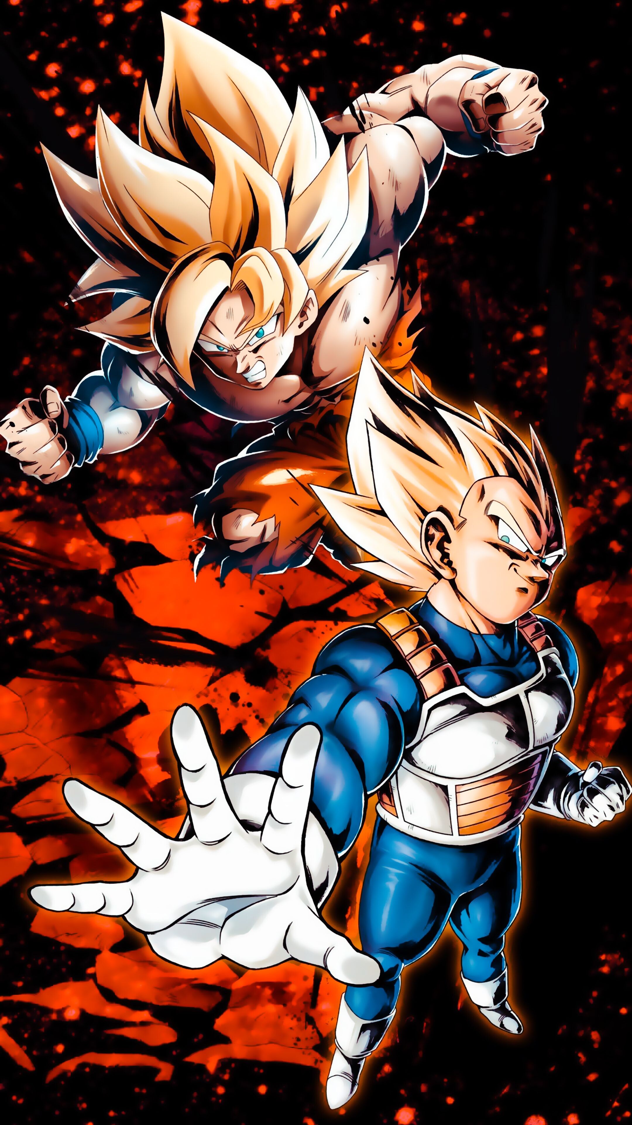 Energy attack, Goku Wallpaper, 2160x3840 4K Phone