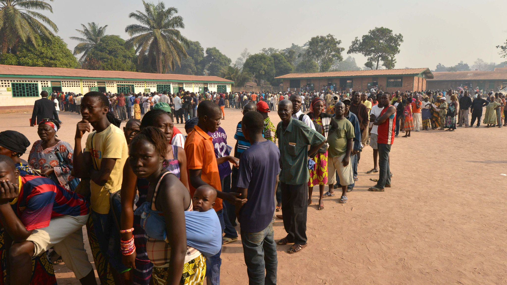 Central African Republic elections, Long delayed, Peaceful, The New York Times, 2050x1160 HD Desktop