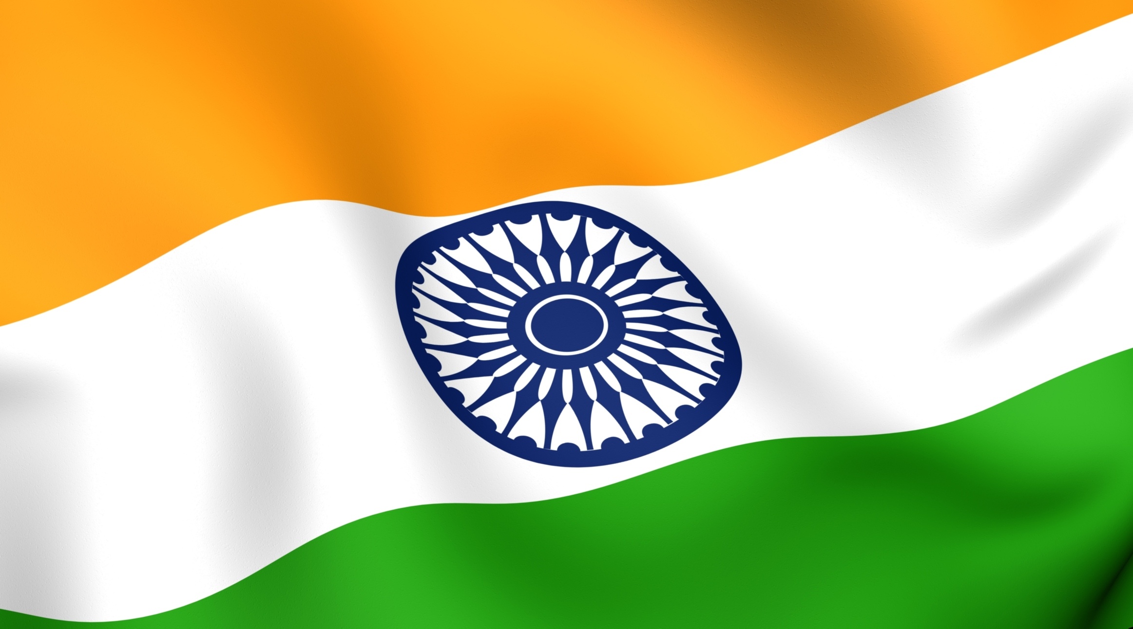 India, Flags Wallpaper, 2330x1300 HD Desktop