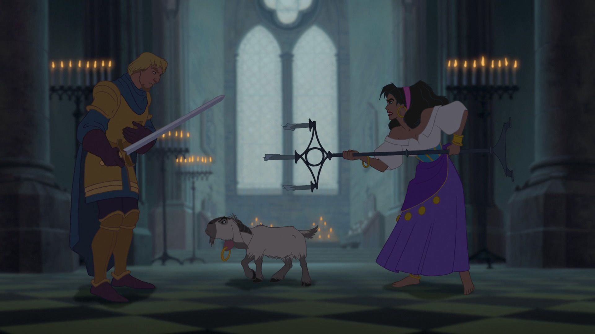 Phoebus and Esmeralda, The Hunchback of Notre Dame (1996) Wallpaper, 1920x1080 Full HD Desktop