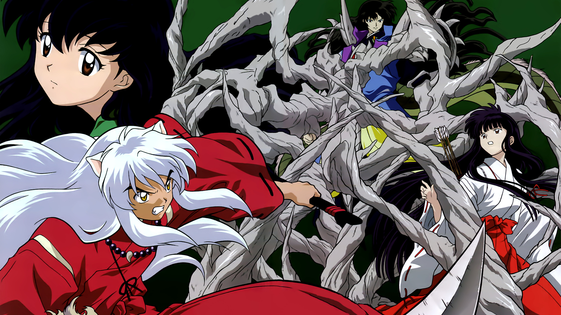 InuYasha wallpaper 10, Anime character art, Powerful InuYasha pose, Dynamic wallpaper choice, 1920x1080 Full HD Desktop