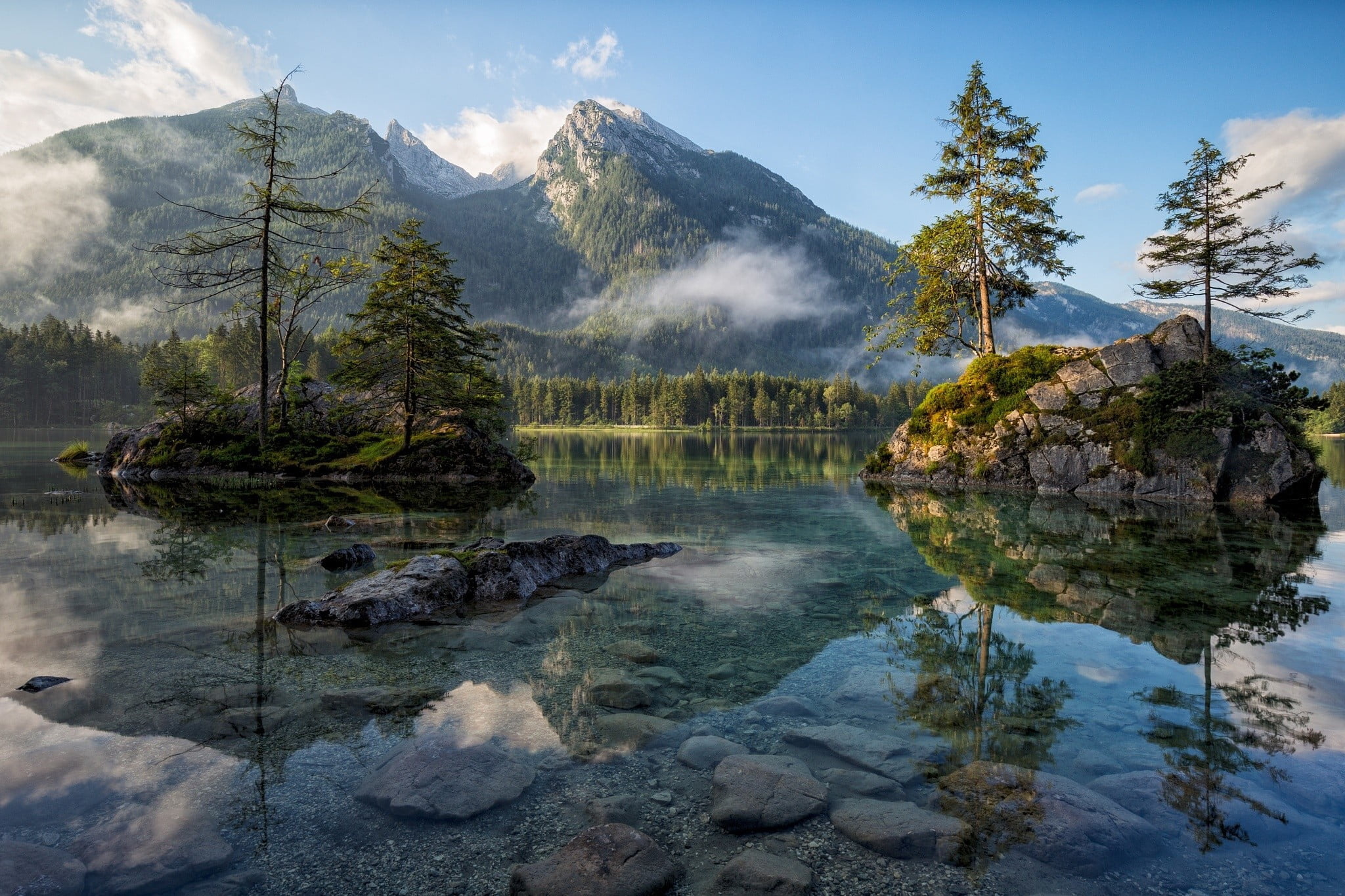 Pine Tree, Mountain landscape, Water, 2050x1370 HD Desktop