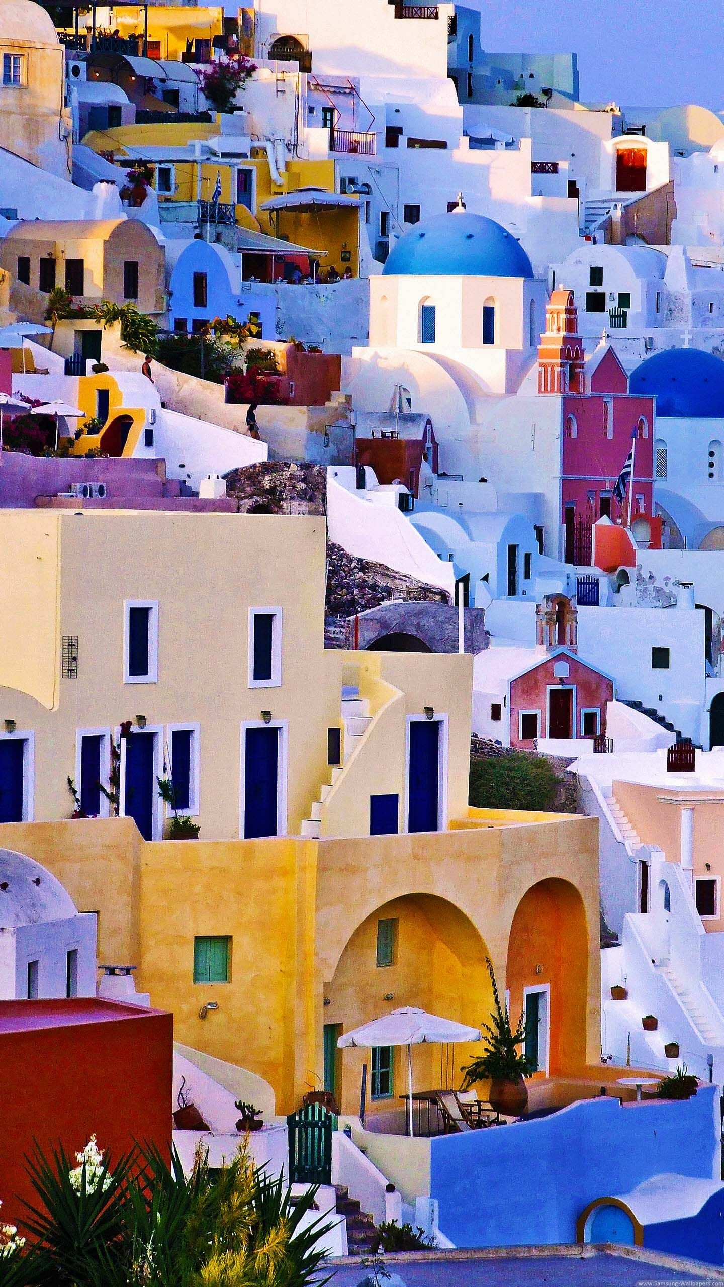 Greece, Serene getaway, Painters' paradise, Tranquil landscapes, 1440x2560 HD Phone