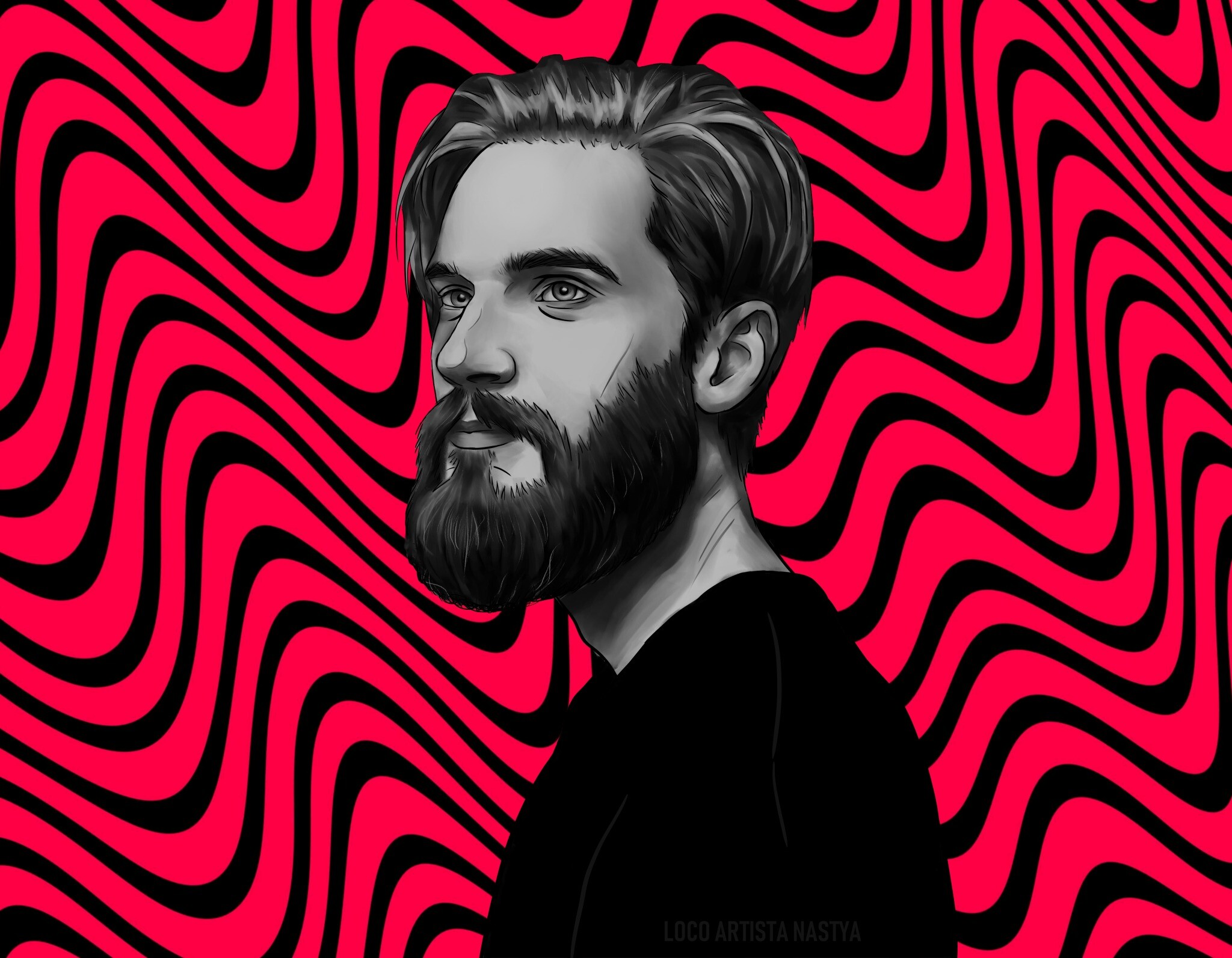 PewDiePie celebs, Aesthetic wallpaper, Ryan Simpson's post, Artistic expression, 2050x1600 HD Desktop