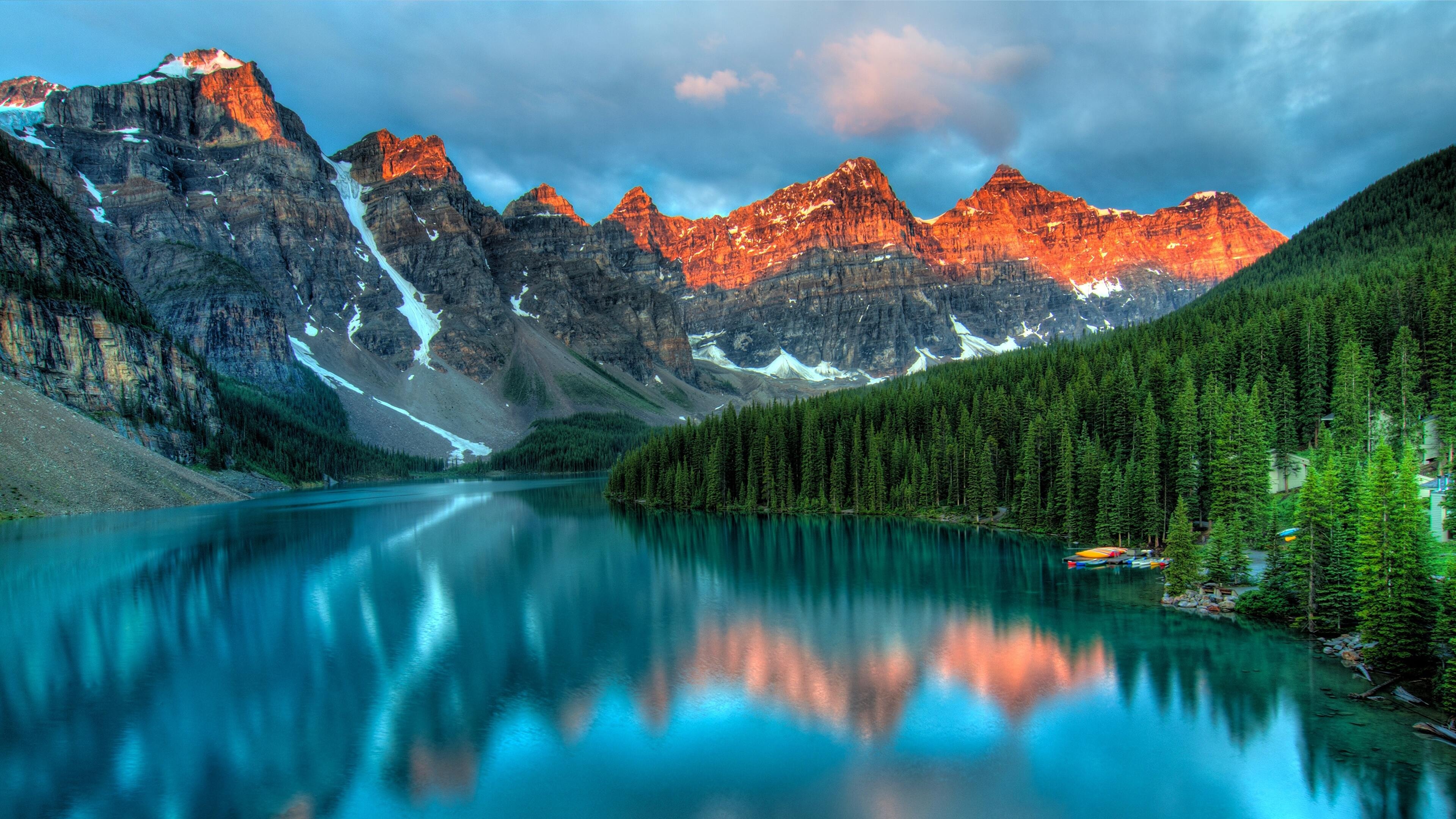 Moraine Lake, Banff National Park Wallpaper, 3840x2160 4K Desktop