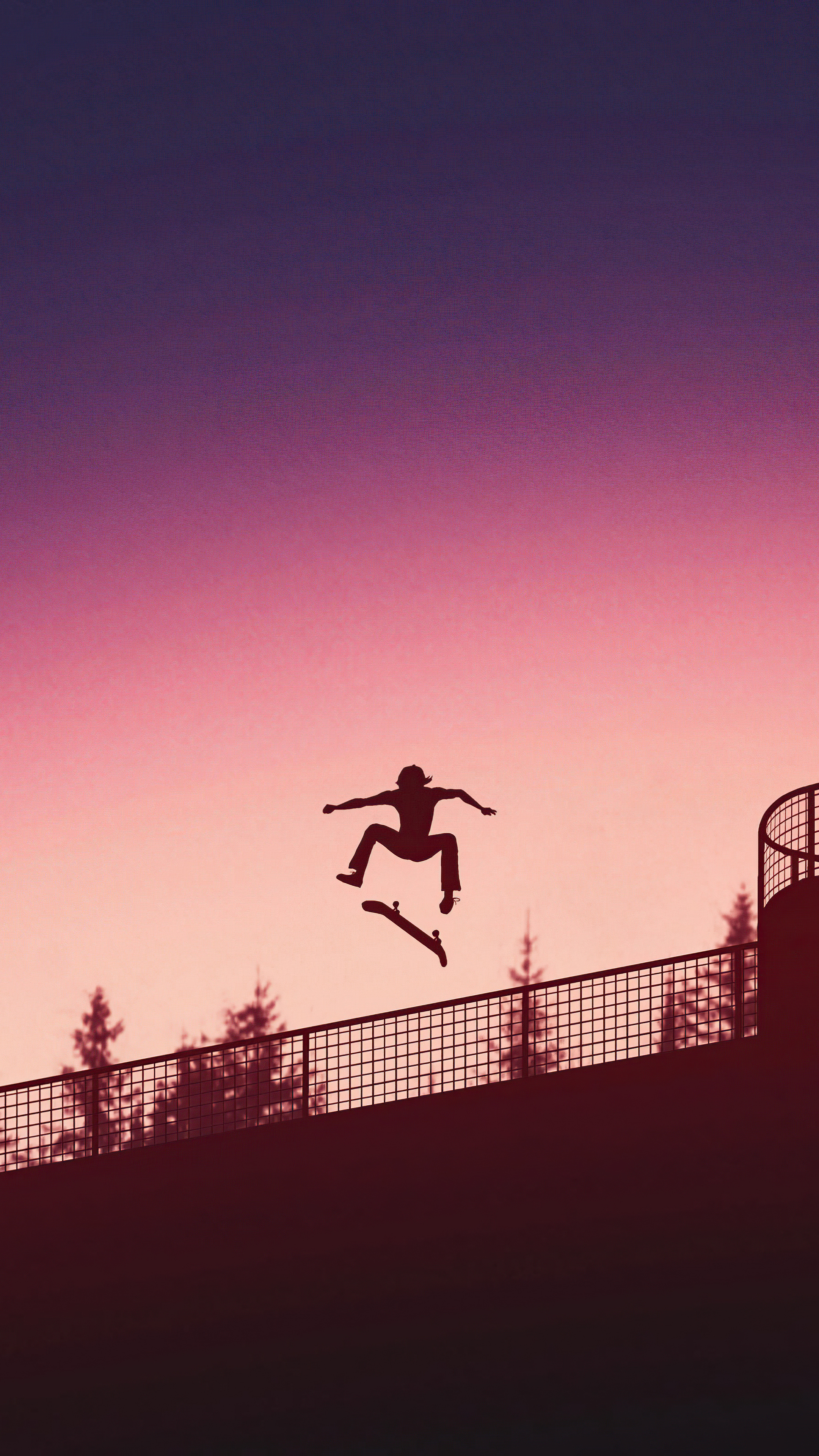 Skateboarding, Jumping Wallpaper, 2160x3840 4K Phone