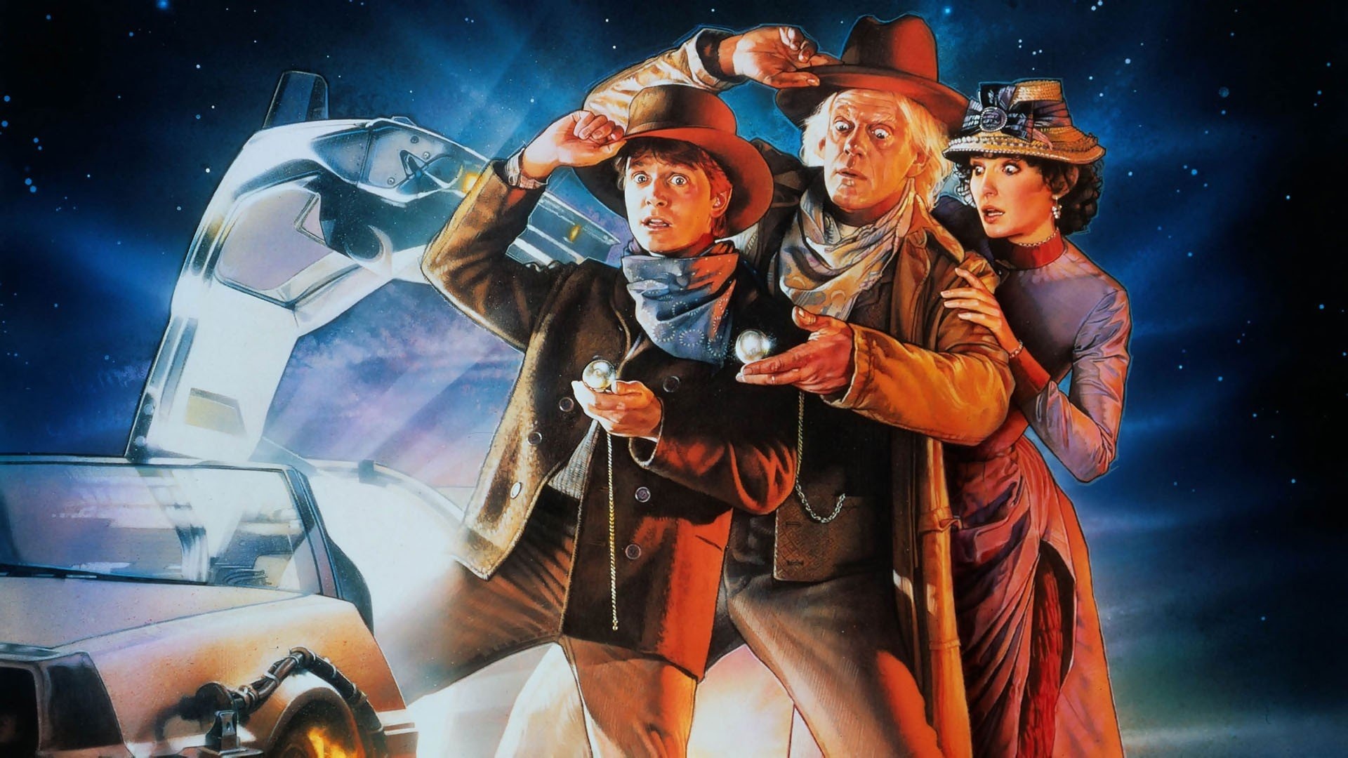 Movies and Back to the Future, Iconic characters, Memorable wallpaper, Classic film, 1920x1080 Full HD Desktop