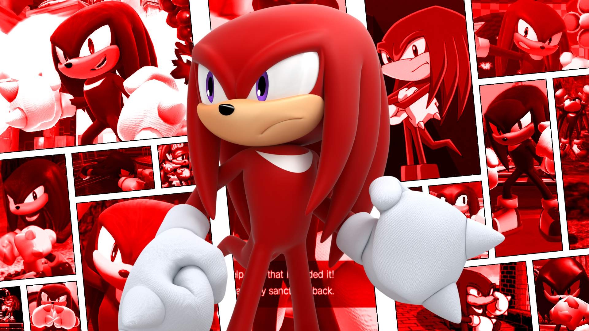 Knuckles the Echidna, Gaming, Sonic character, Wallpaper, 1920x1080 Full HD Desktop