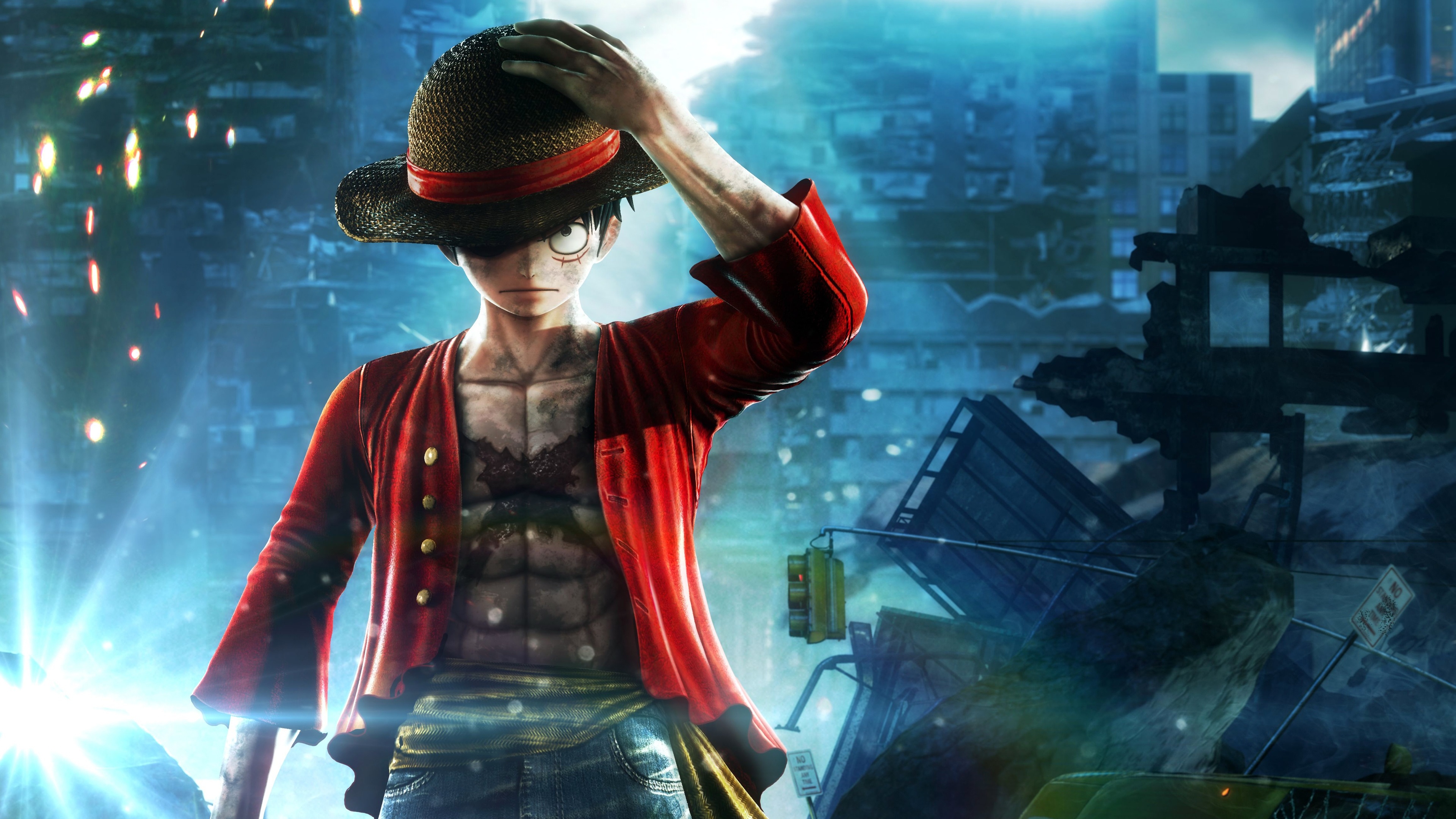 Jump Force, Monkey D. Luffy Wallpaper, 3840x2160 4K Desktop