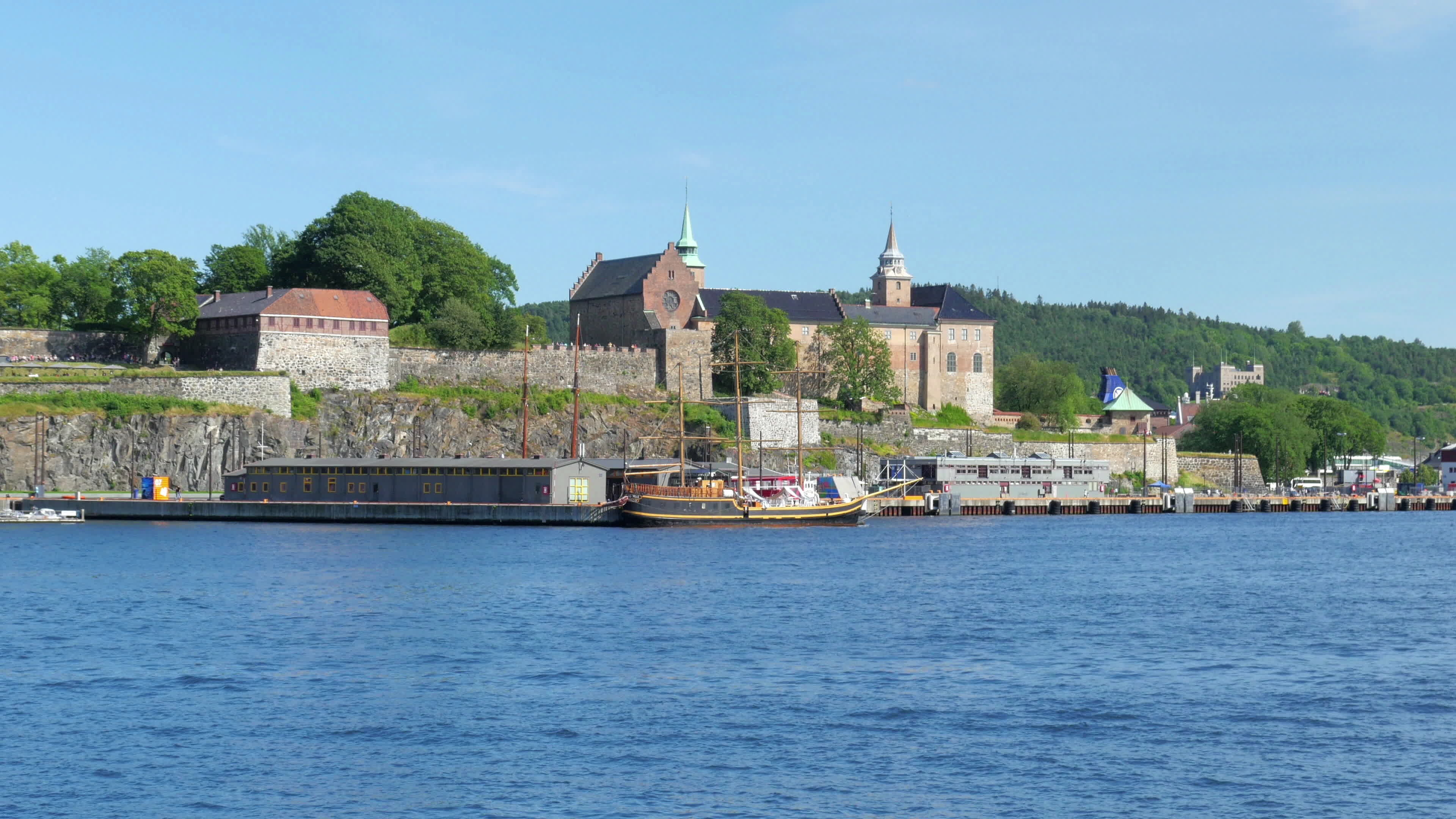 Akershus Fortress, Oslo Wallpaper, 3840x2160 4K Desktop