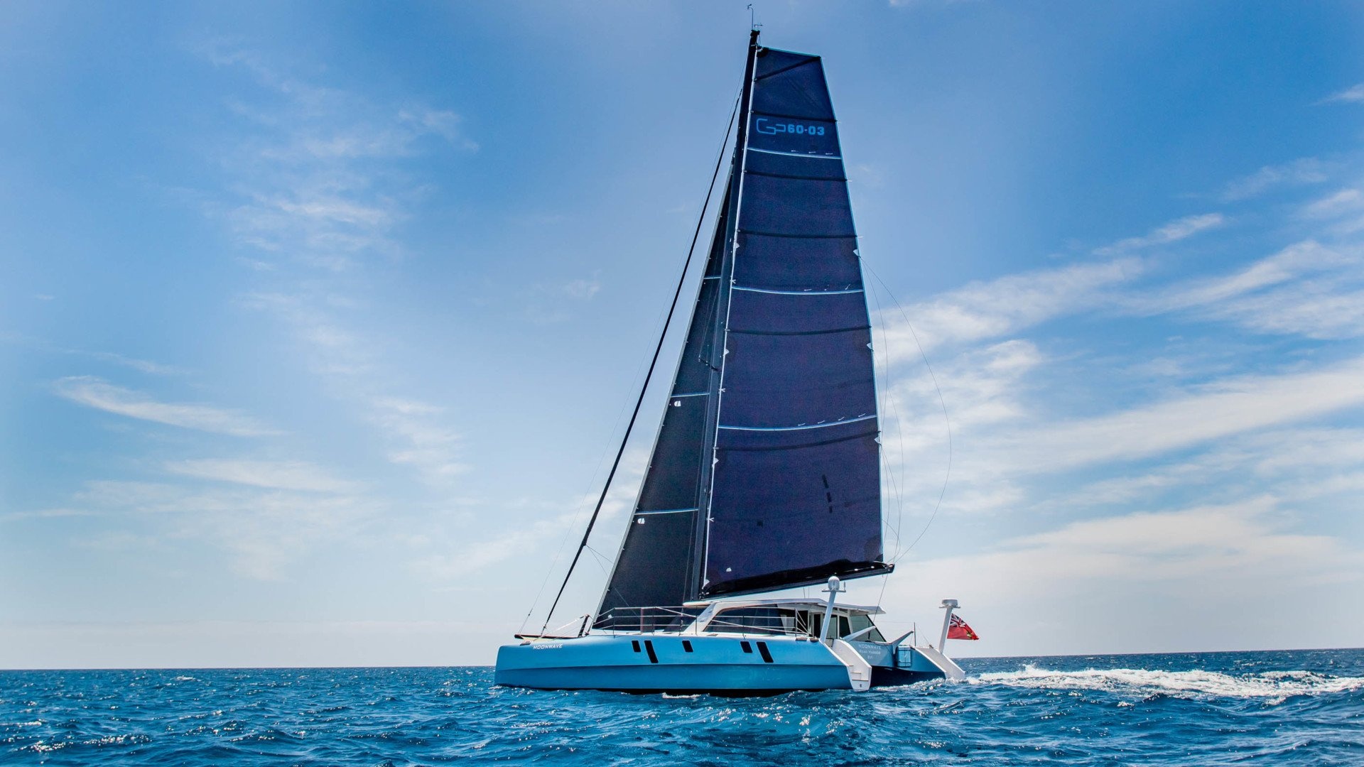 Catamaran, Carbon reinforced parts, 3D printed luxury, Cutting-edge technology, 1920x1080 Full HD Desktop