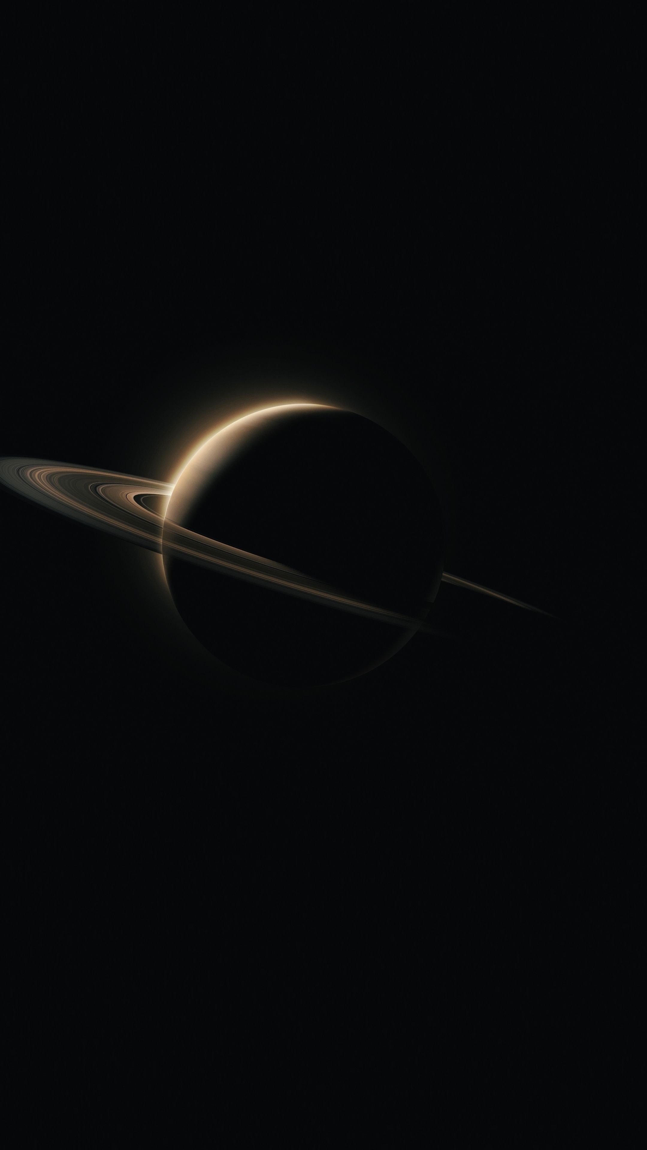 Saturn, Science Wallpaper, 2160x3840 4K Phone