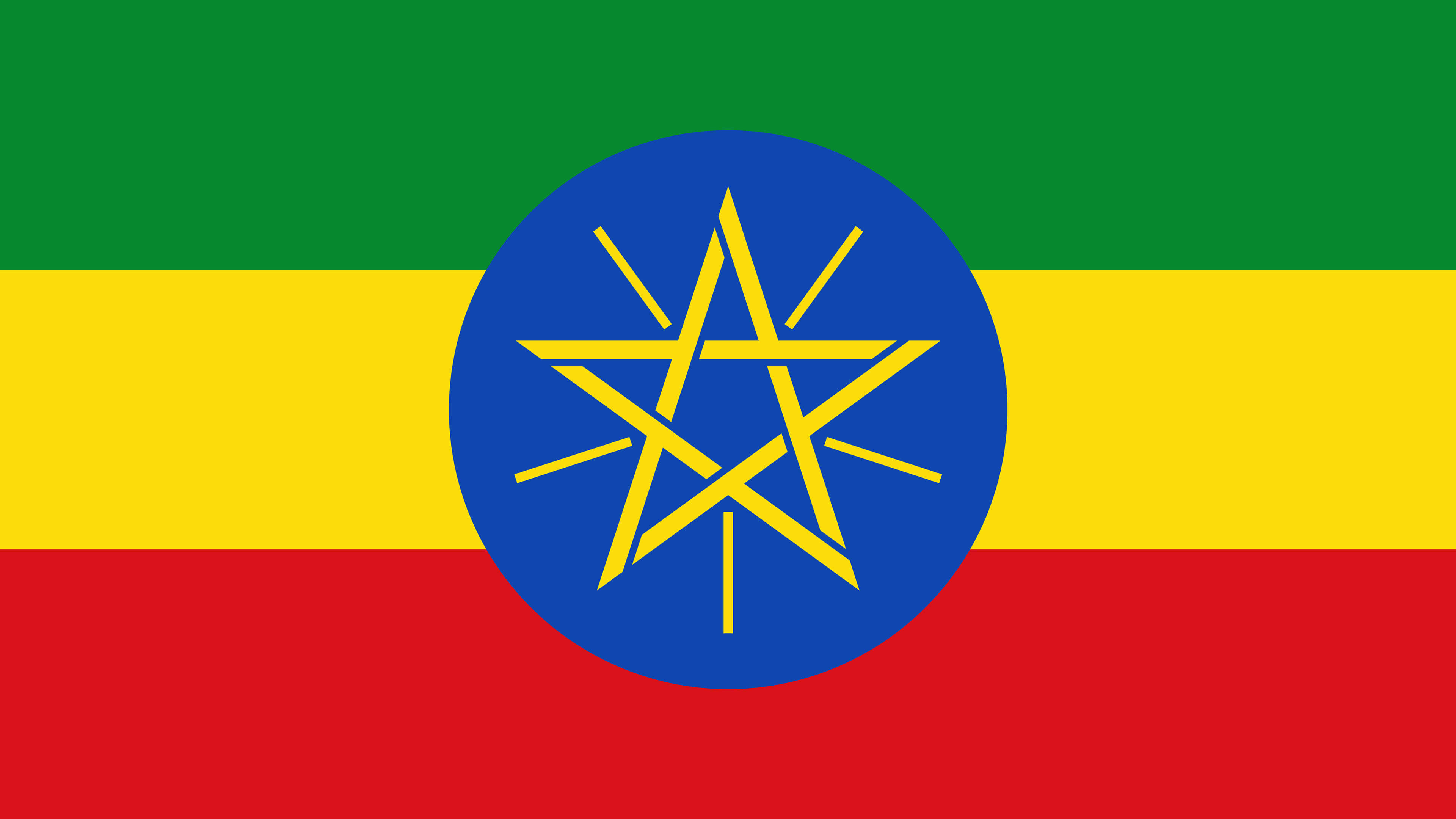 National flag, Ethiopia Wallpaper, 3840x2160 4K Desktop