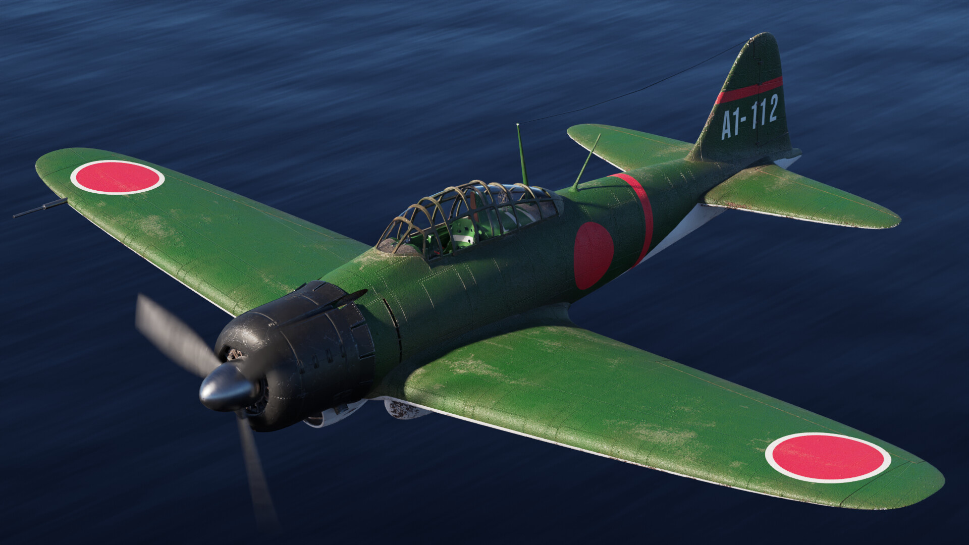 Mitsubishi A6M Zero, Artistic portrayal, Japanese military, Aviation, 1920x1080 Full HD Desktop