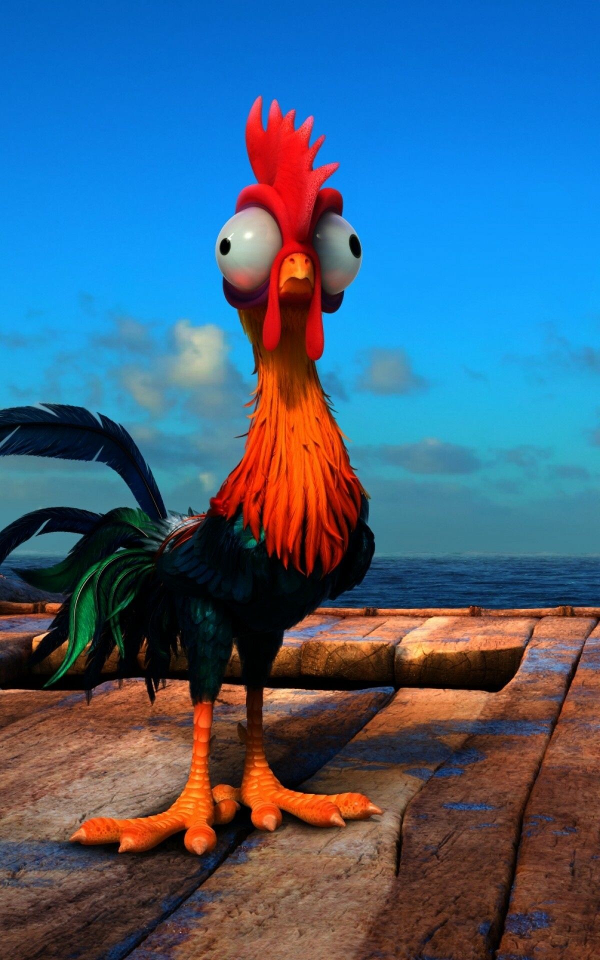 Moana, Animation, Chicken, Wallpapers, 1200x1920 HD Phone