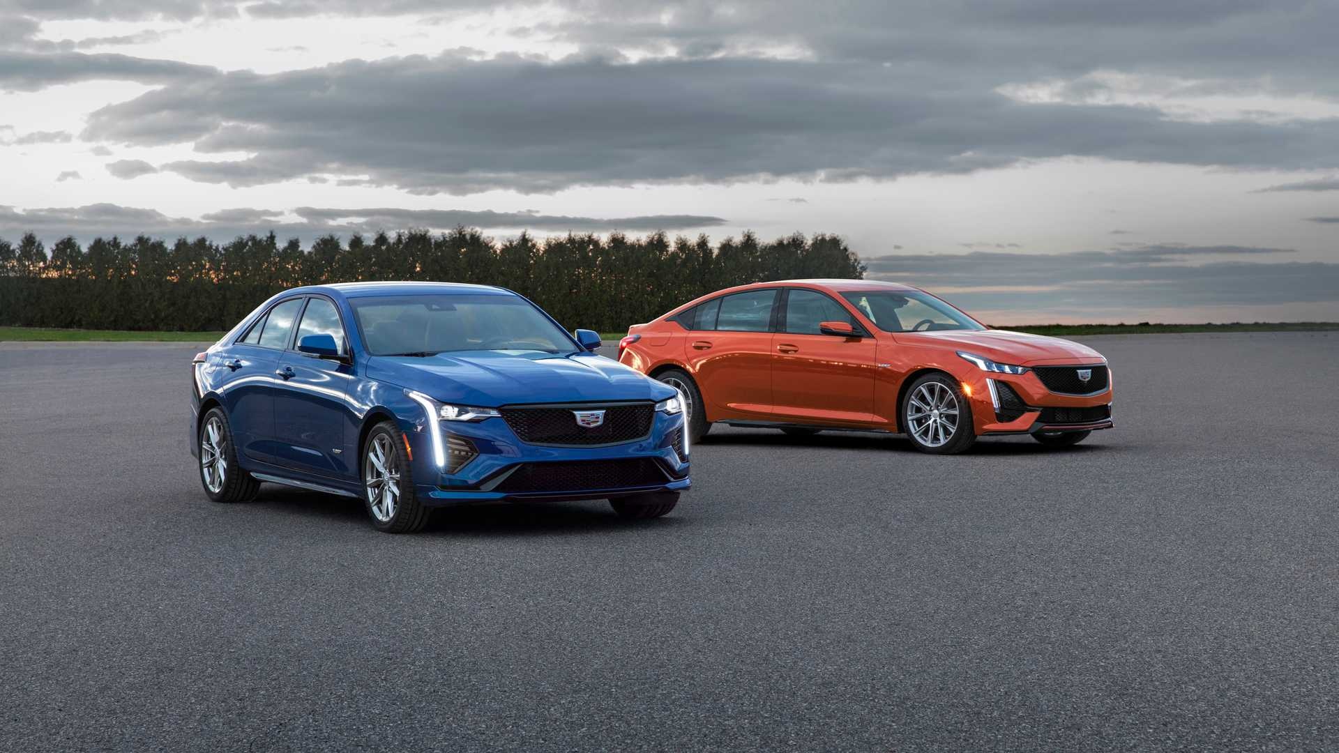 Cadillac CT4, V-series luxury sedans, Stunning visuals, Sporty design, 1920x1080 Full HD Desktop