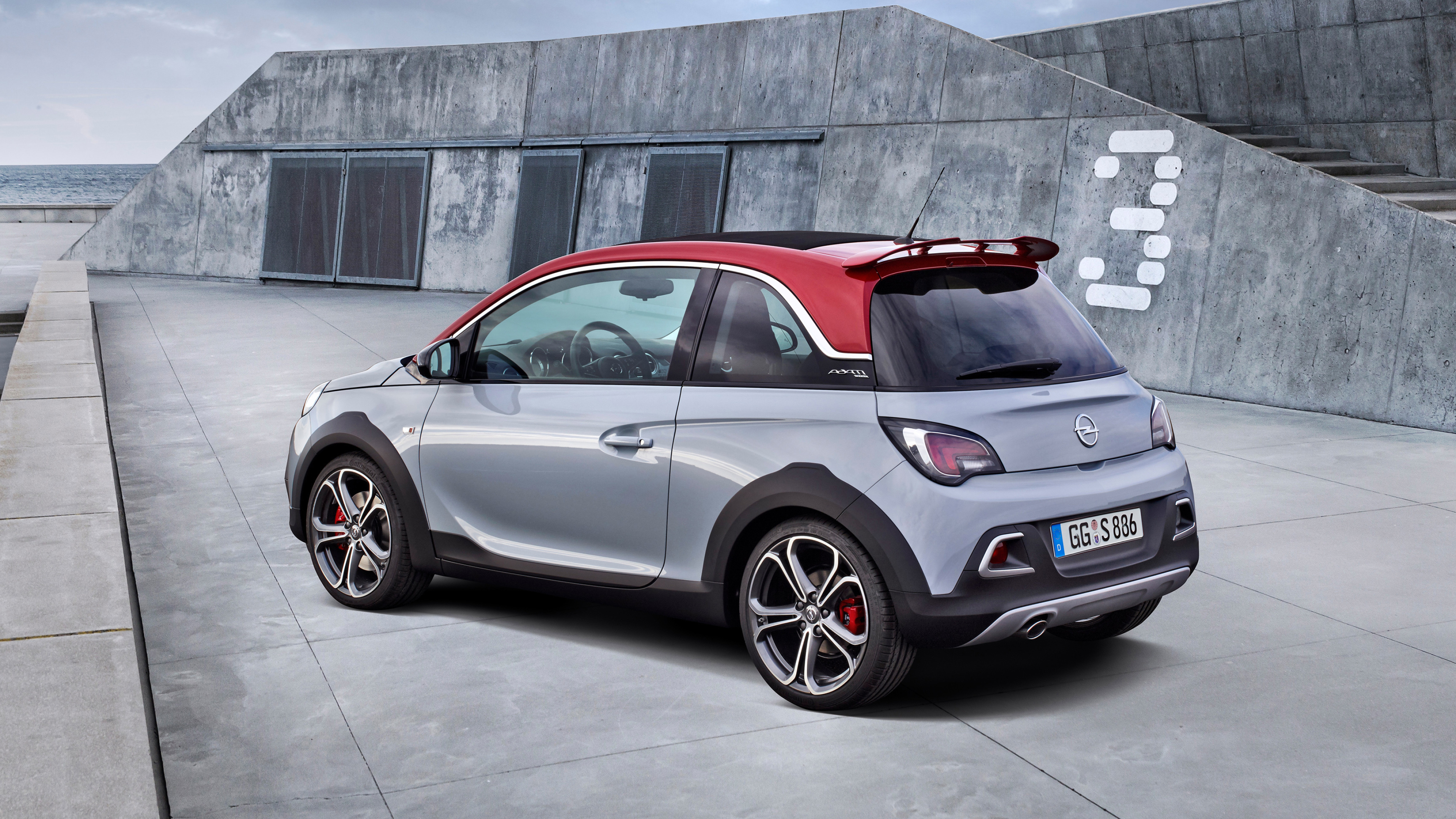 Opel Adam, Auto design, Sleek and stylish, Urban car, 3840x2160 4K Desktop