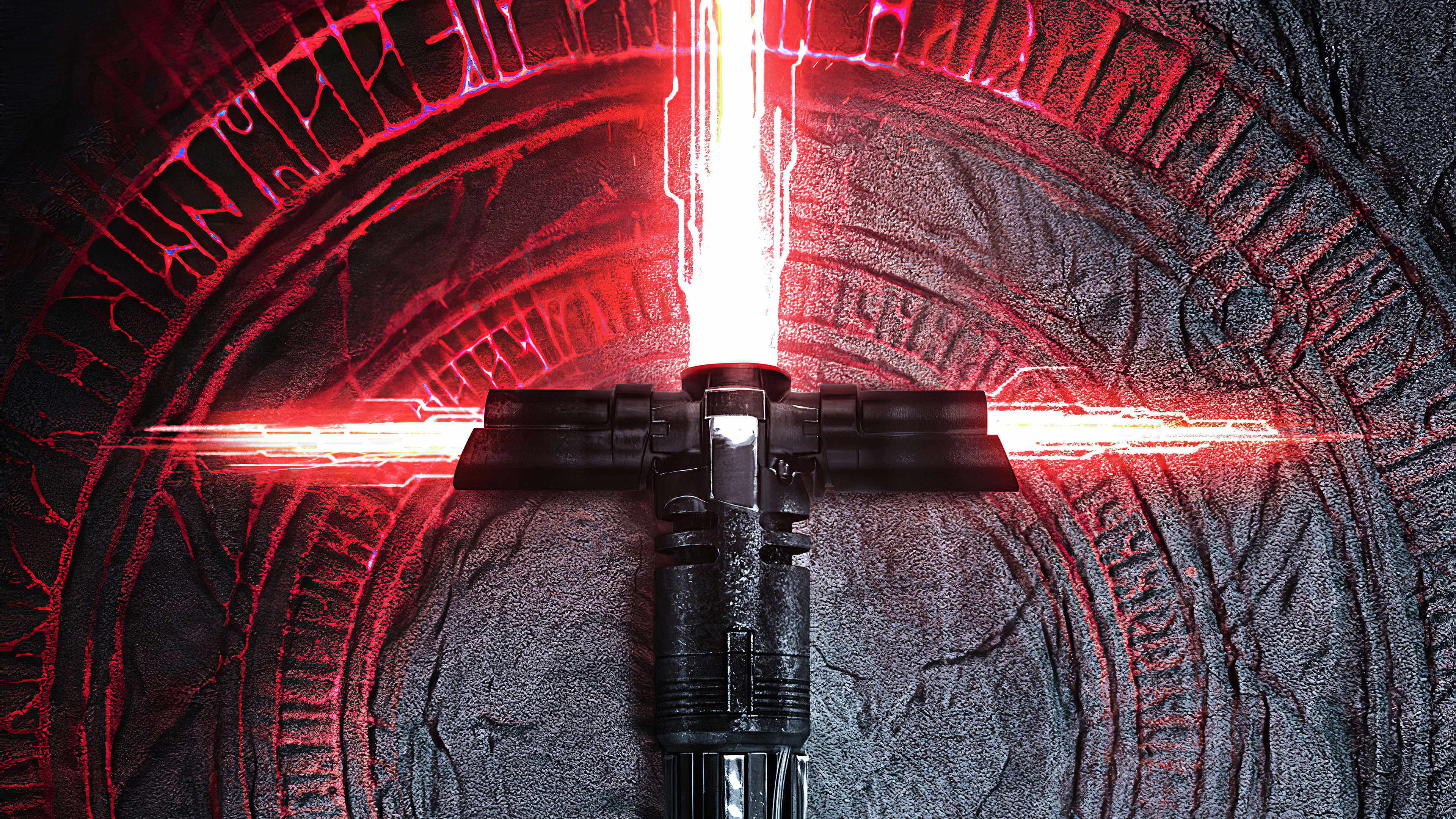 Kylo Ren, Lightsaber, Movies, Photos, 3840x2160 4K Desktop