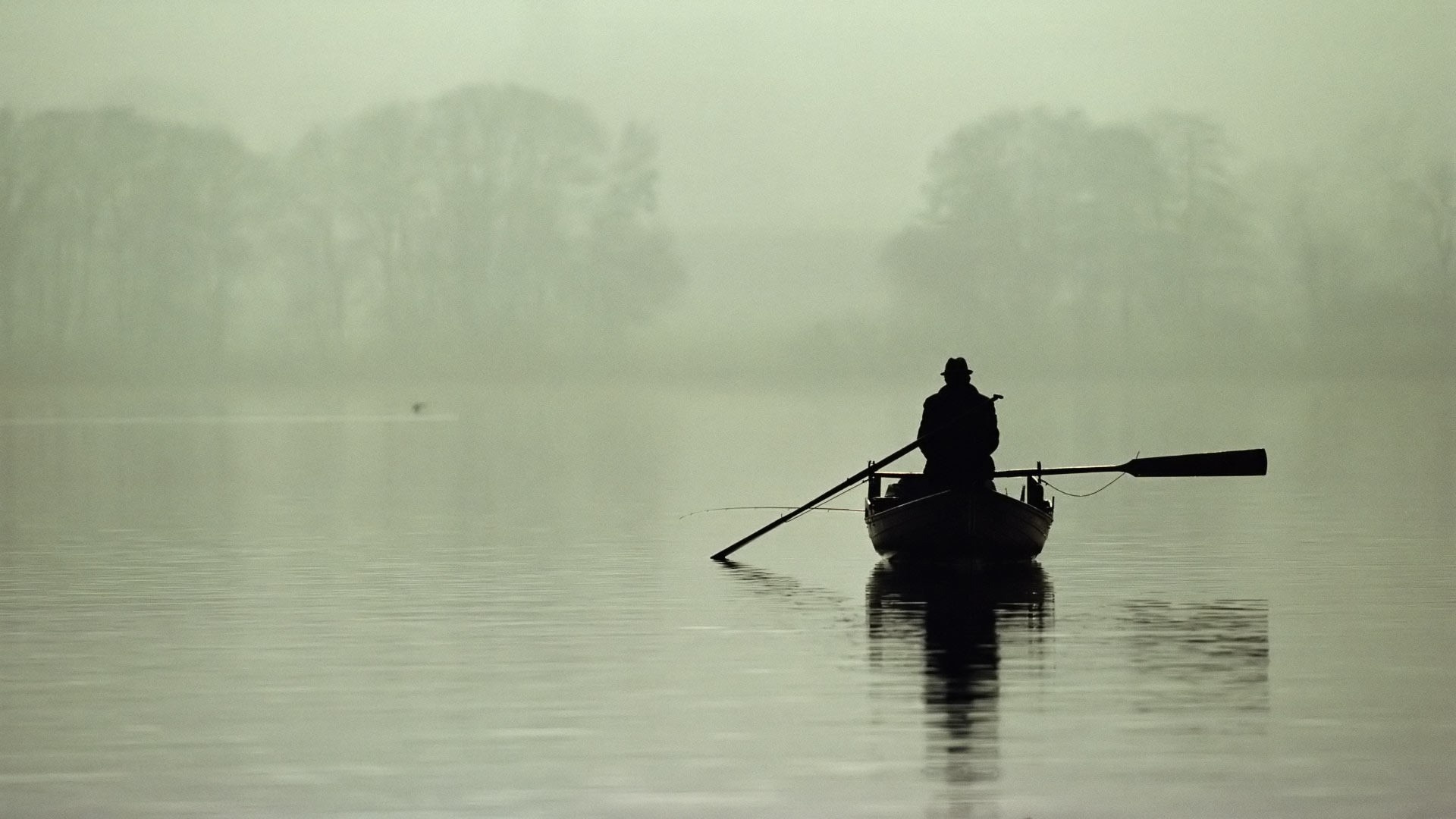 Boat travels, Lonely boat man, Wallpaper 223036, 1920x1080 Full HD Desktop