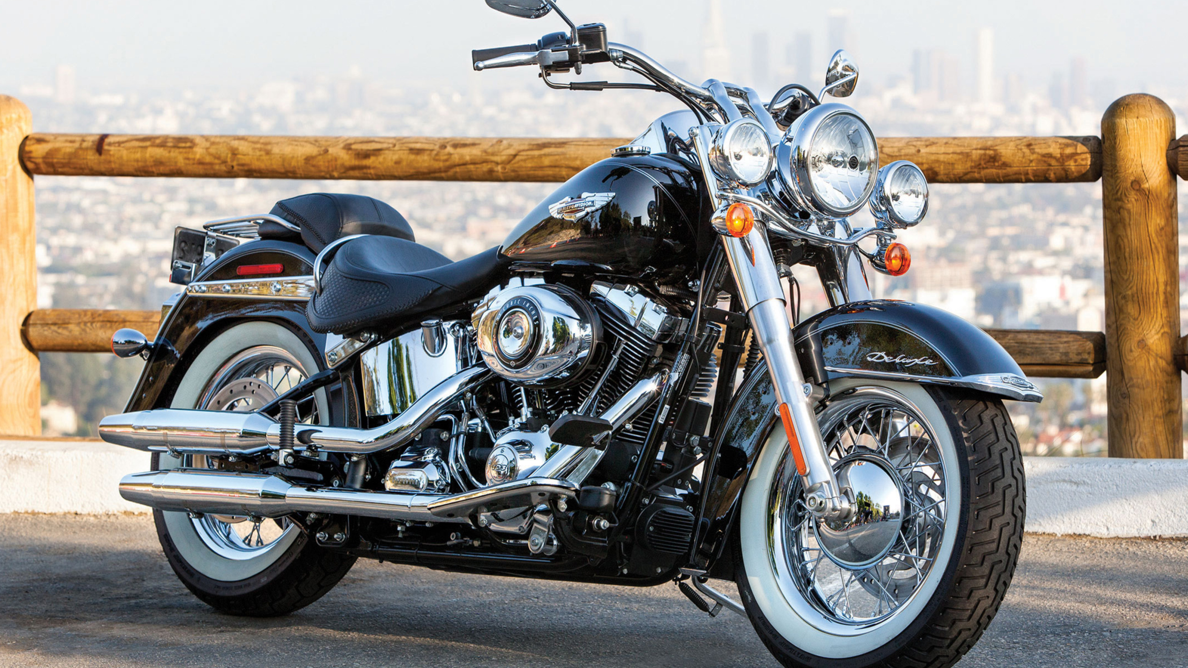 Softail Deluxe, Harley-Davidson Bikes Wallpaper, 3840x2160 4K Desktop