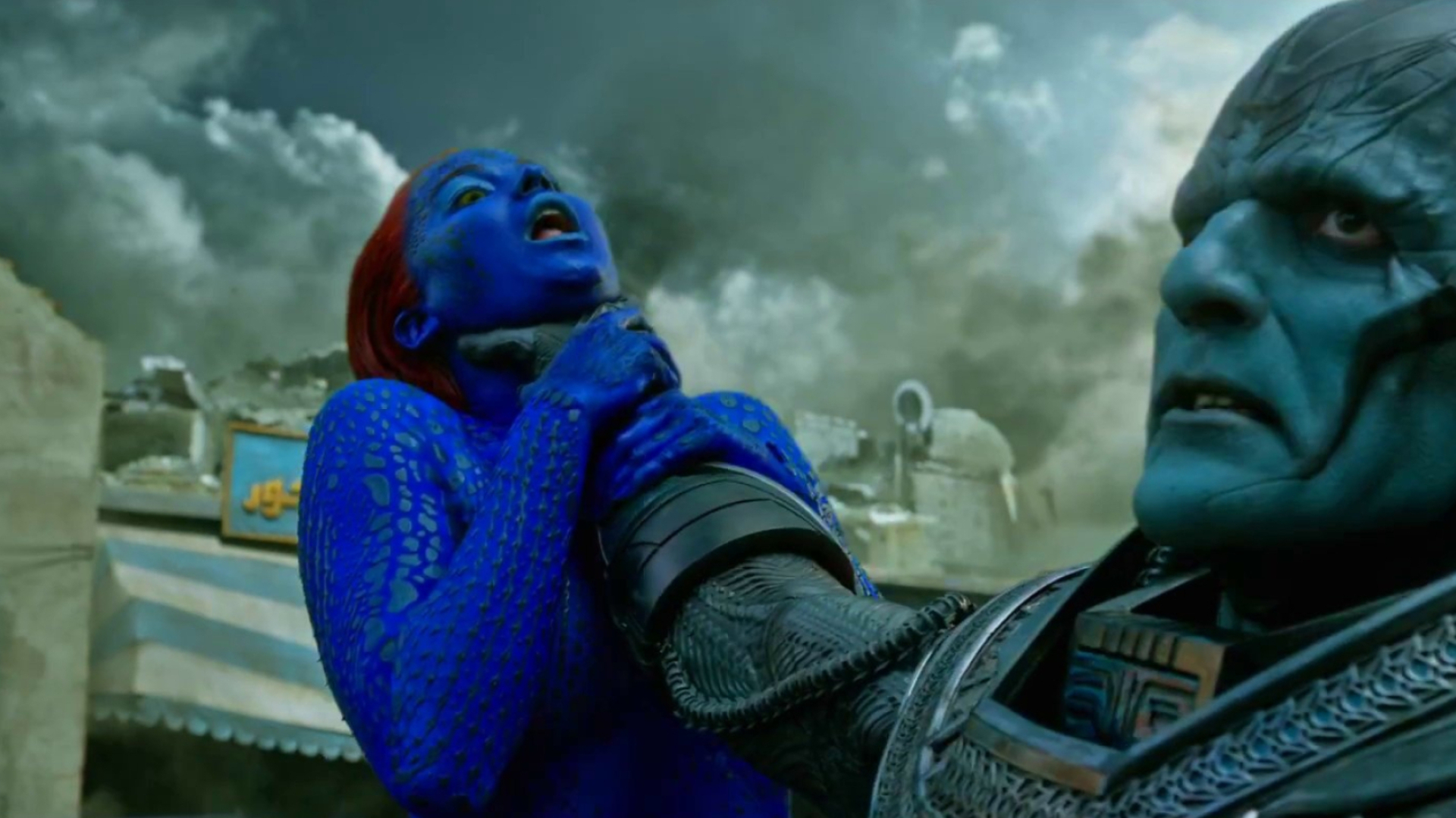 Oscar Isaac, Up close in x-men apocalypse, Deity-like character, Movie trailers, 1920x1080 Full HD Desktop