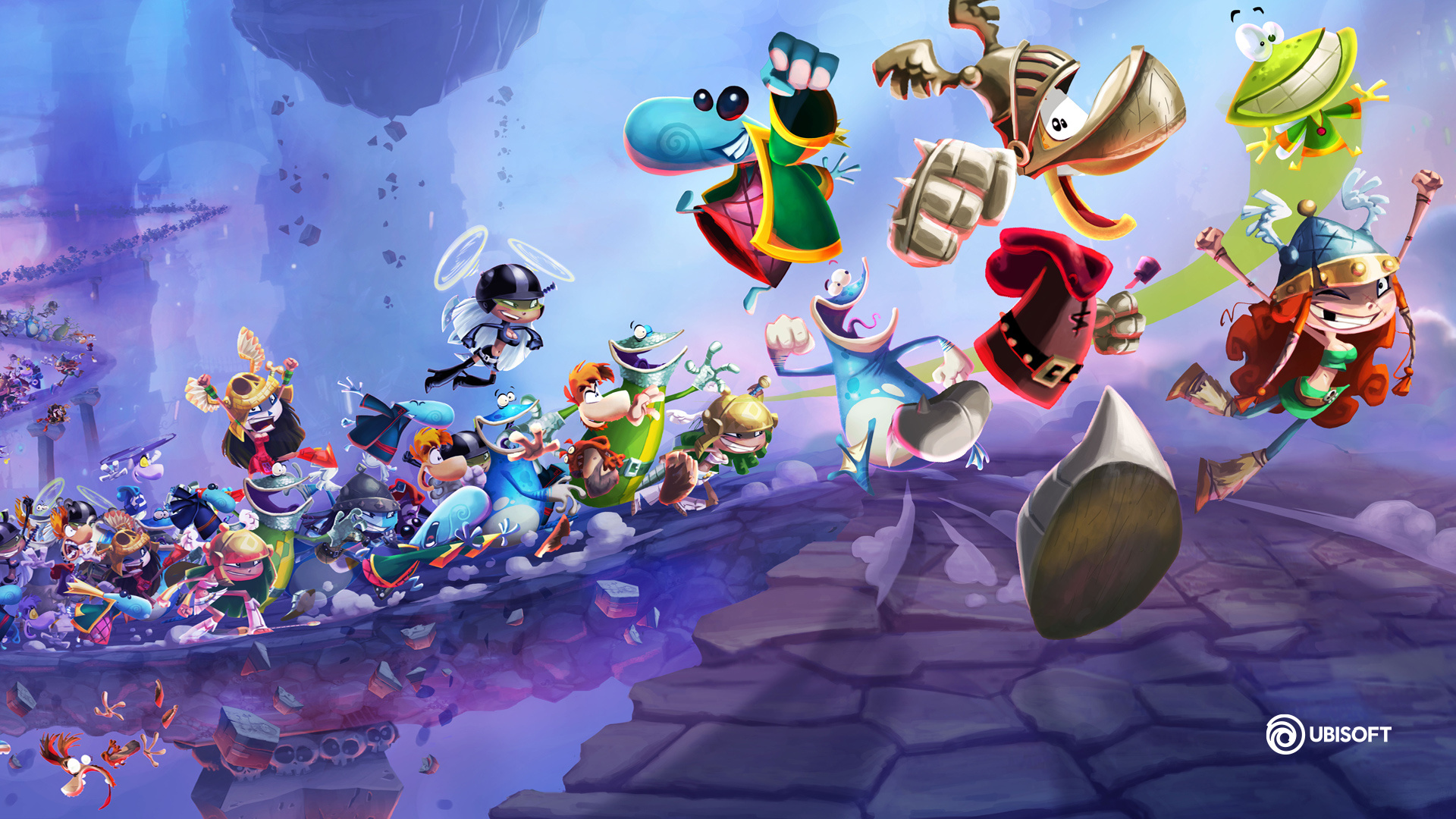 Ubisoft, Rayman franchise, Playful fantasy, Vibrant artstyle, 1920x1080 Full HD Desktop