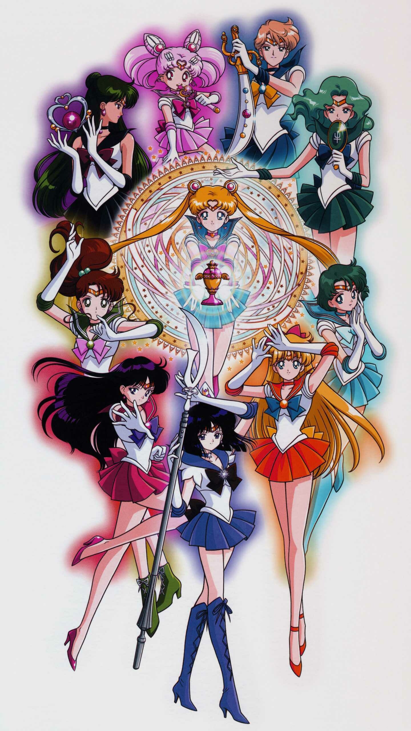 Sailor Guardians, Sailor Moon Wallpaper, 1440x2560 HD Phone