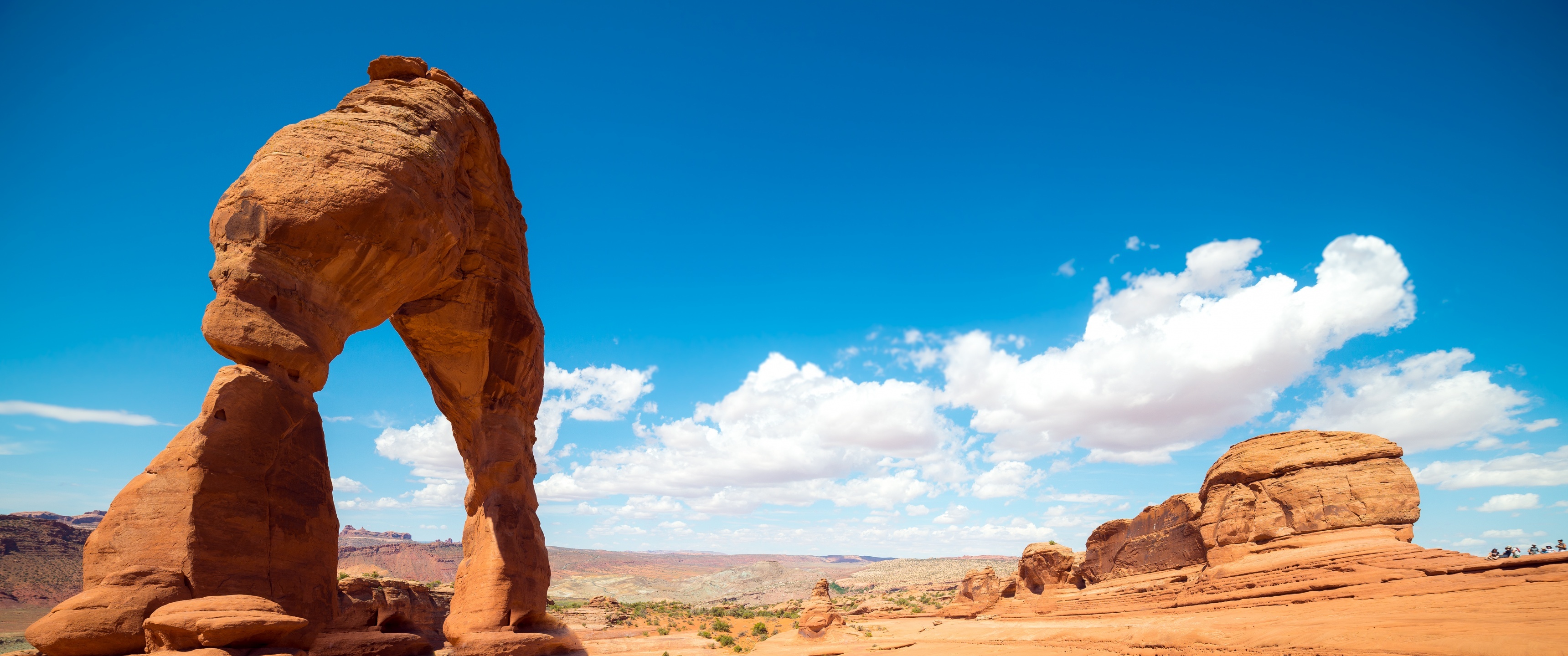 Utah travels, Delicate arches wallpaper, Arches National Park, 3440x1440 Dual Screen Desktop