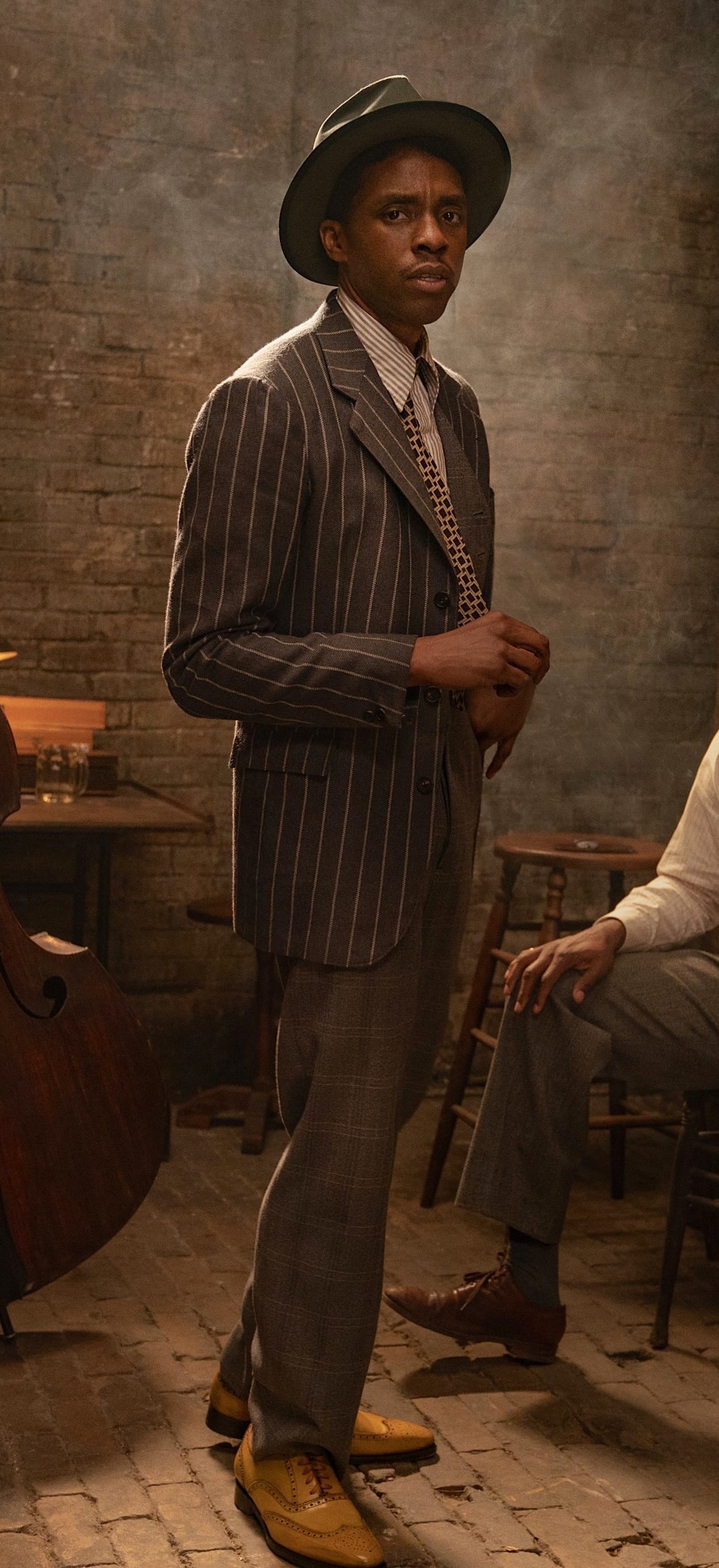 Ma Rainey's Black Bottom, Chadwick Boseman, Blues legend, Powerful performances, 1250x2730 HD Phone