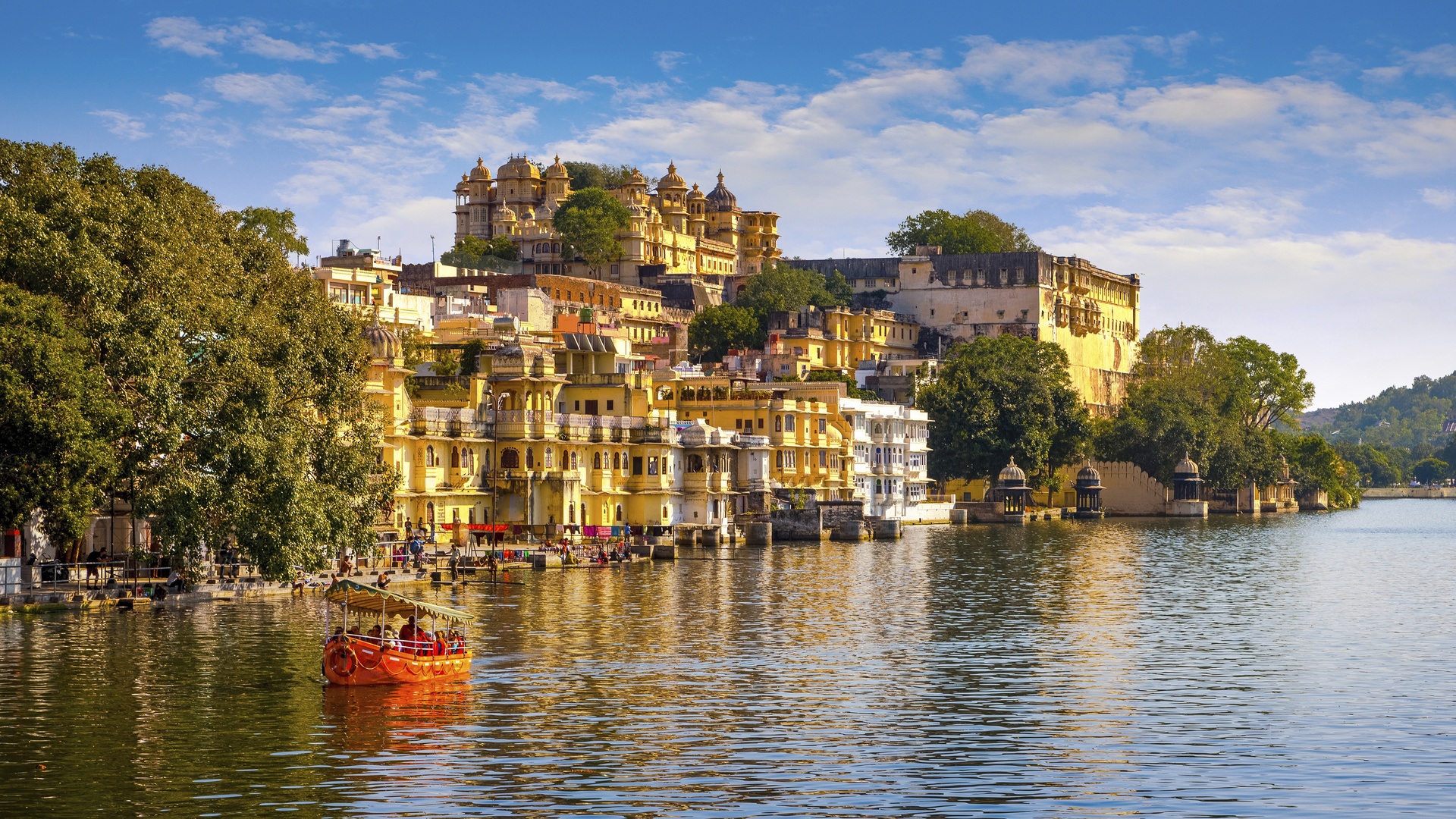 Lake Pichola, Indien deluxe, Rundreise, Rajasthan reisefhrer, 1920x1080 Full HD Desktop