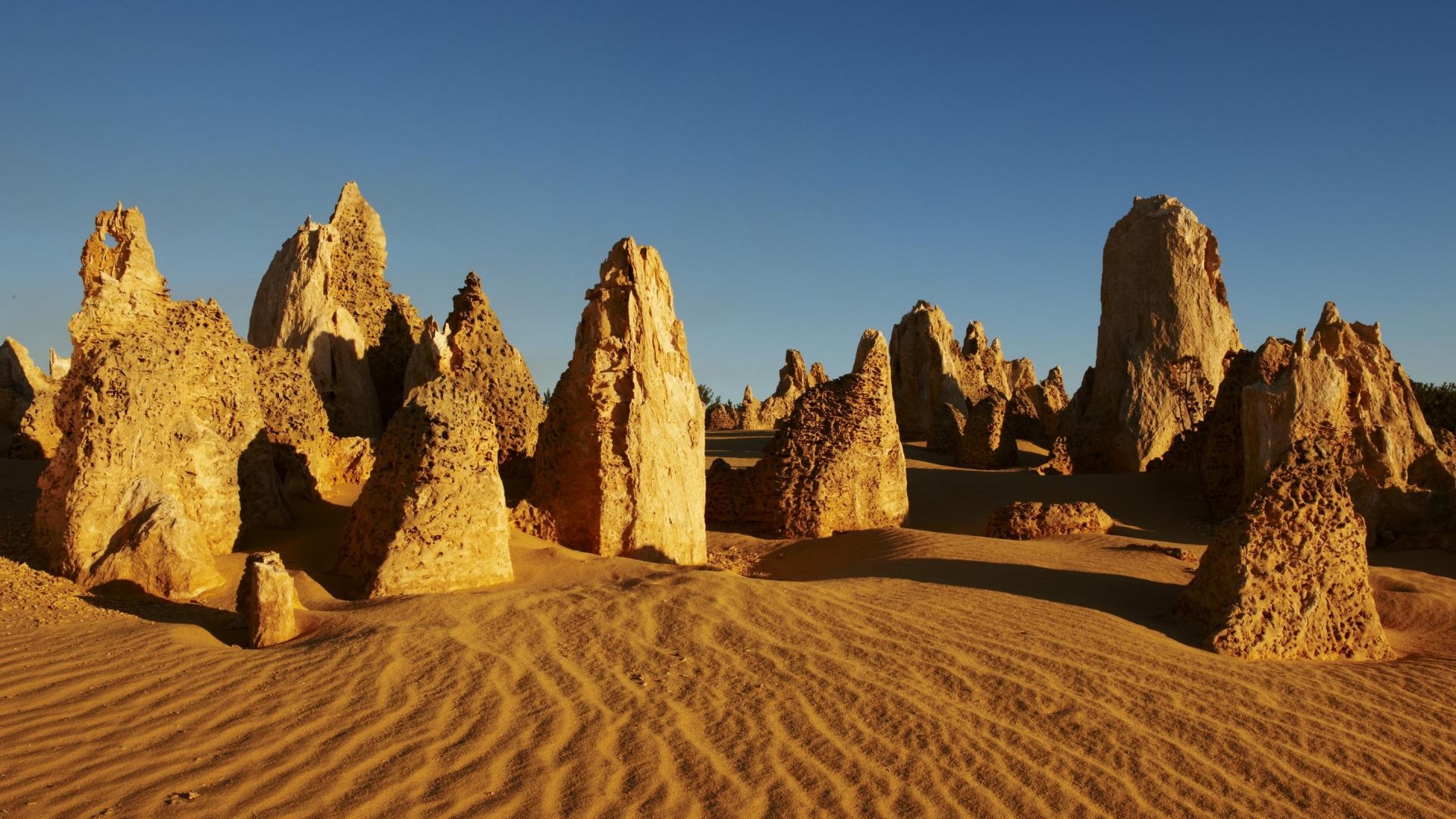 Nambung National Park, The Pinnacles, Western Australia, Natural wonder, 1920x1080 Full HD Desktop