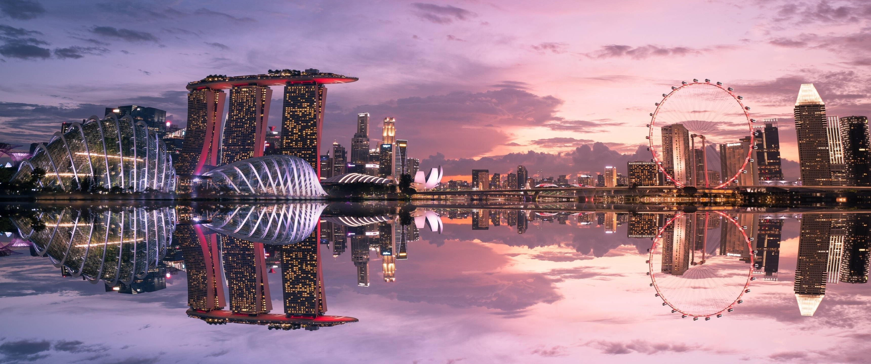 Marina Bay Sands, Singapore, IMac wallpaper, Download2560x1600, 3440x1440 Dual Screen Desktop