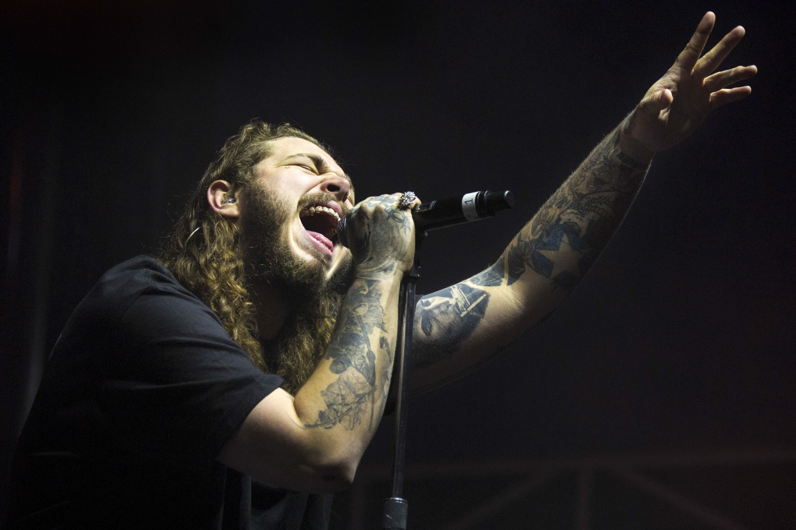 Post Malone, Electrifying live performance, High-resolution wallpaper, Captivating, 2560x1710 HD Desktop