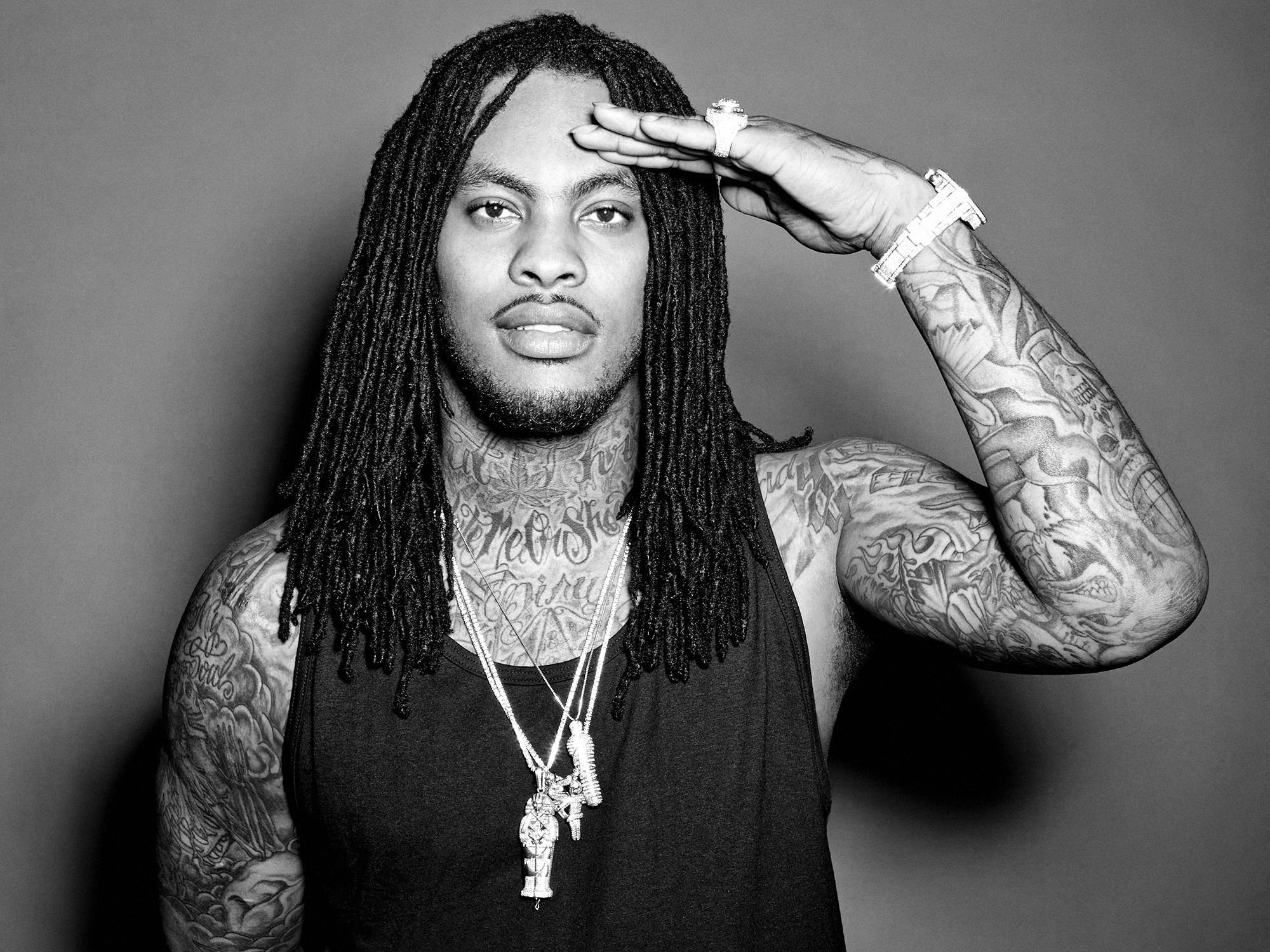 Waka Flocka Flame, Gangsta Hip Hop Tattoo, 2000x1500 HD Desktop