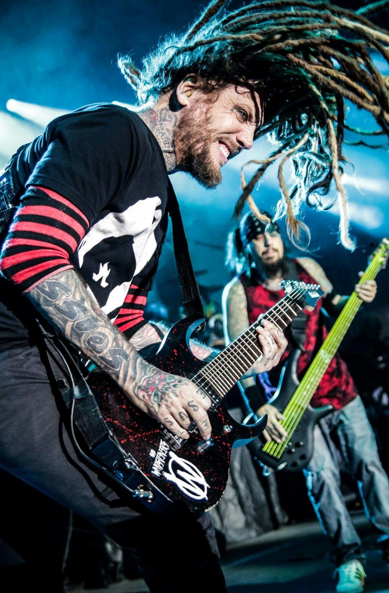 Brian Welch, Musician, Personal guitar, Concert performance, 1350x2050 HD Phone