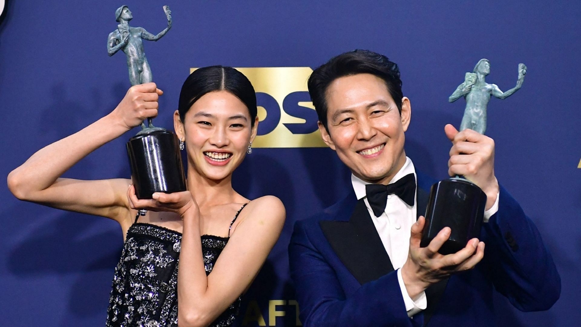 SAG Awards, Squid Game, Lee Jung-jae, Jung Ho-yeon, 1920x1080 Full HD Desktop