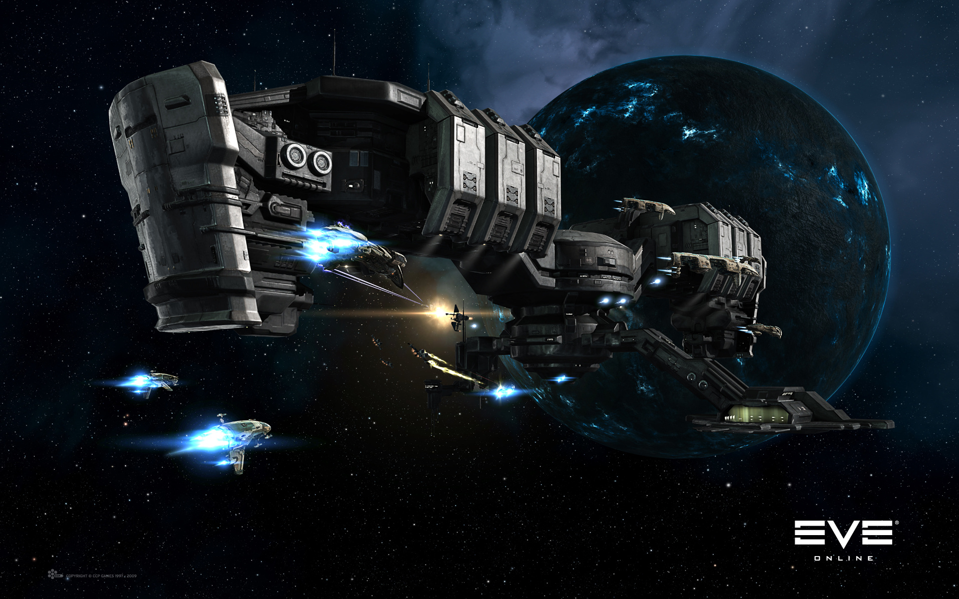 EVE Online, Wallpaper 42757, Gaming art, Virtual galaxies, 1920x1200 HD Desktop