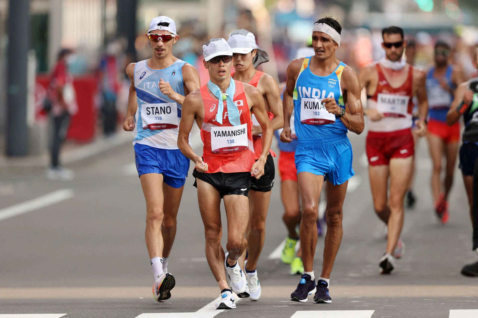 Indian open race walking, Sandeep Kumar's dominance, Priyanka Goswami's struggle, National championship, 1920x1280 HD Desktop