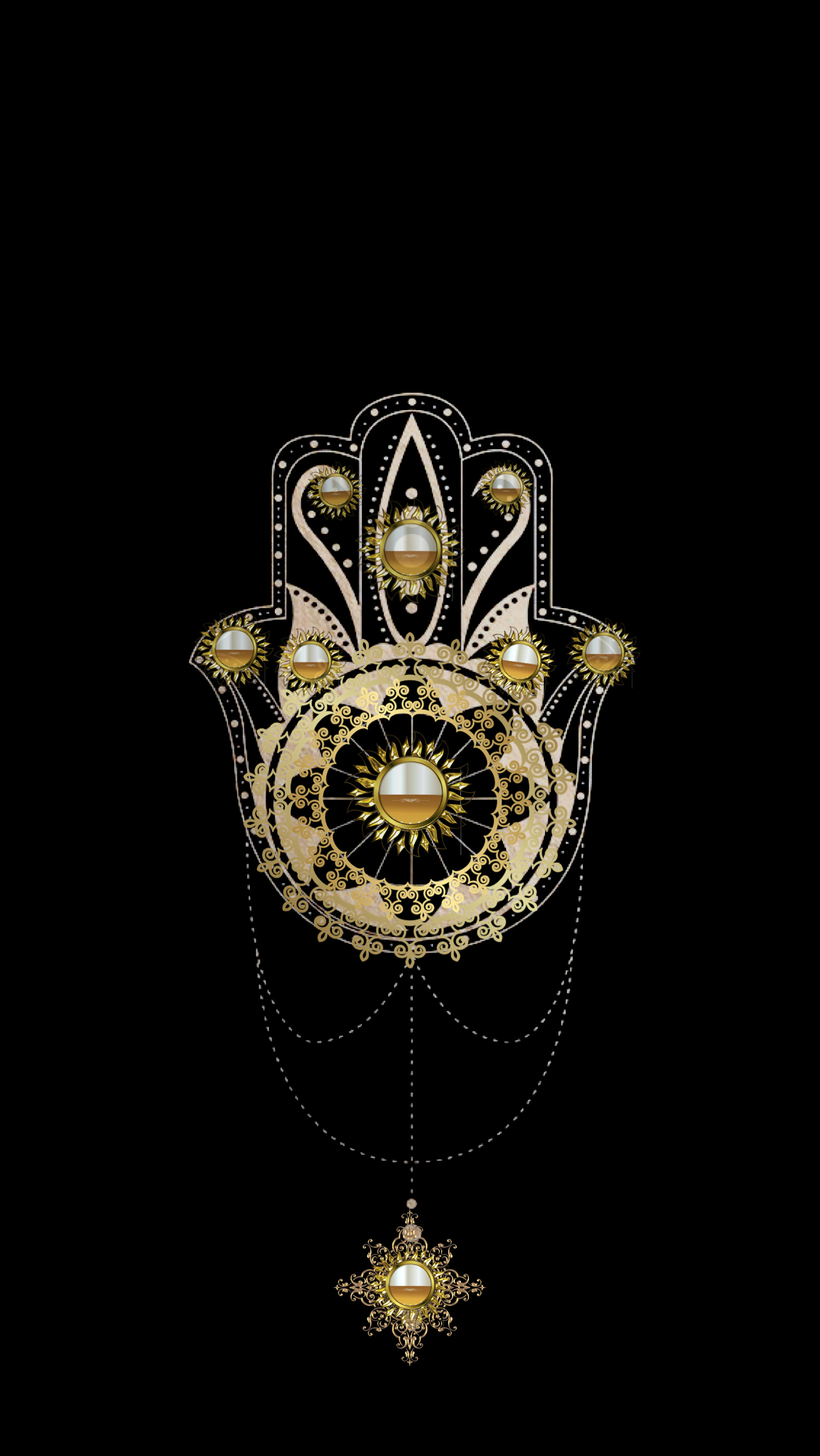 Amulet, Wall Art, Hamsa Art, 1500x2670 HD Phone