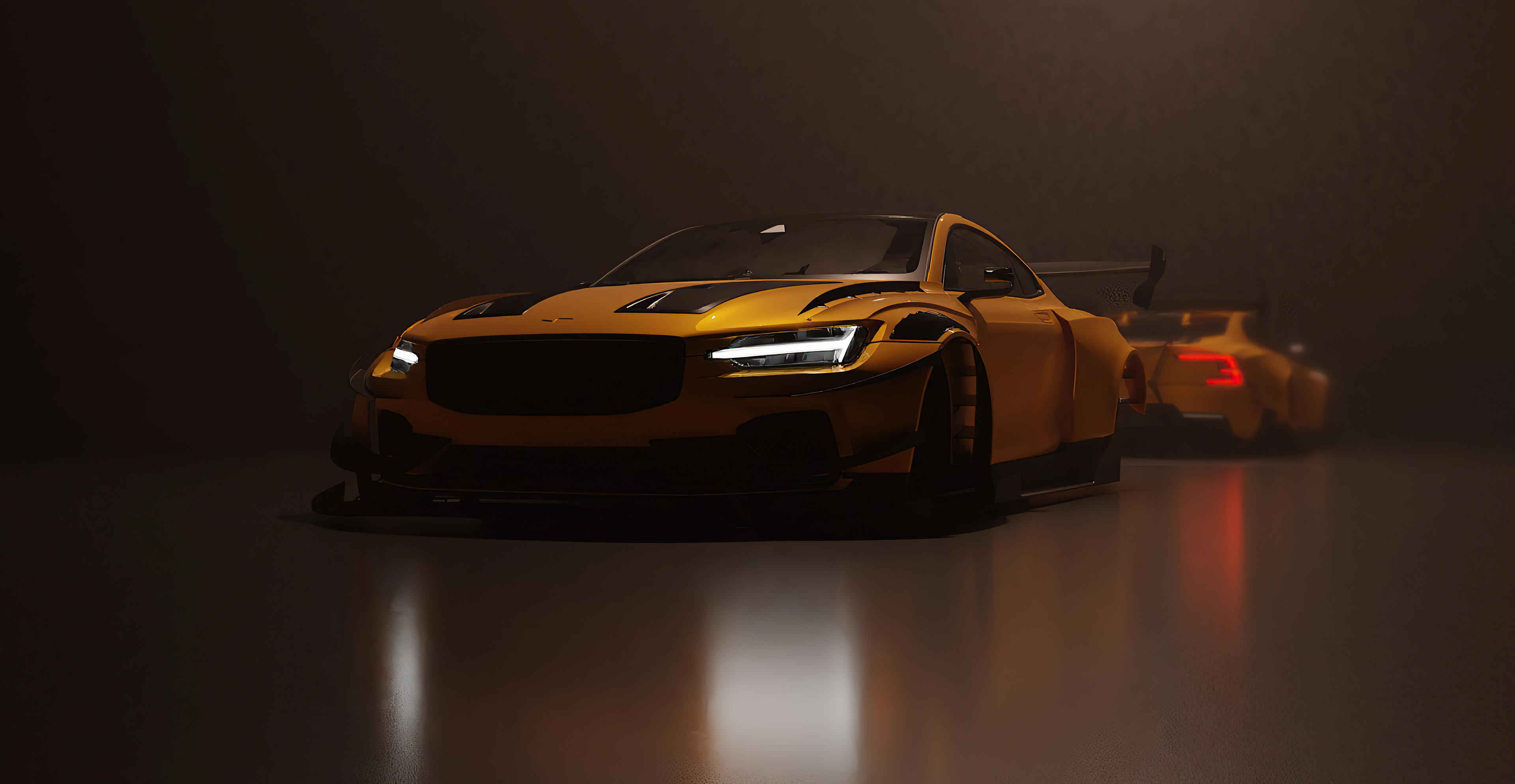 Polestar Auto, Thrilling racing game, Exhilarating gameplay, Stunning graphics, 3840x1990 HD Desktop