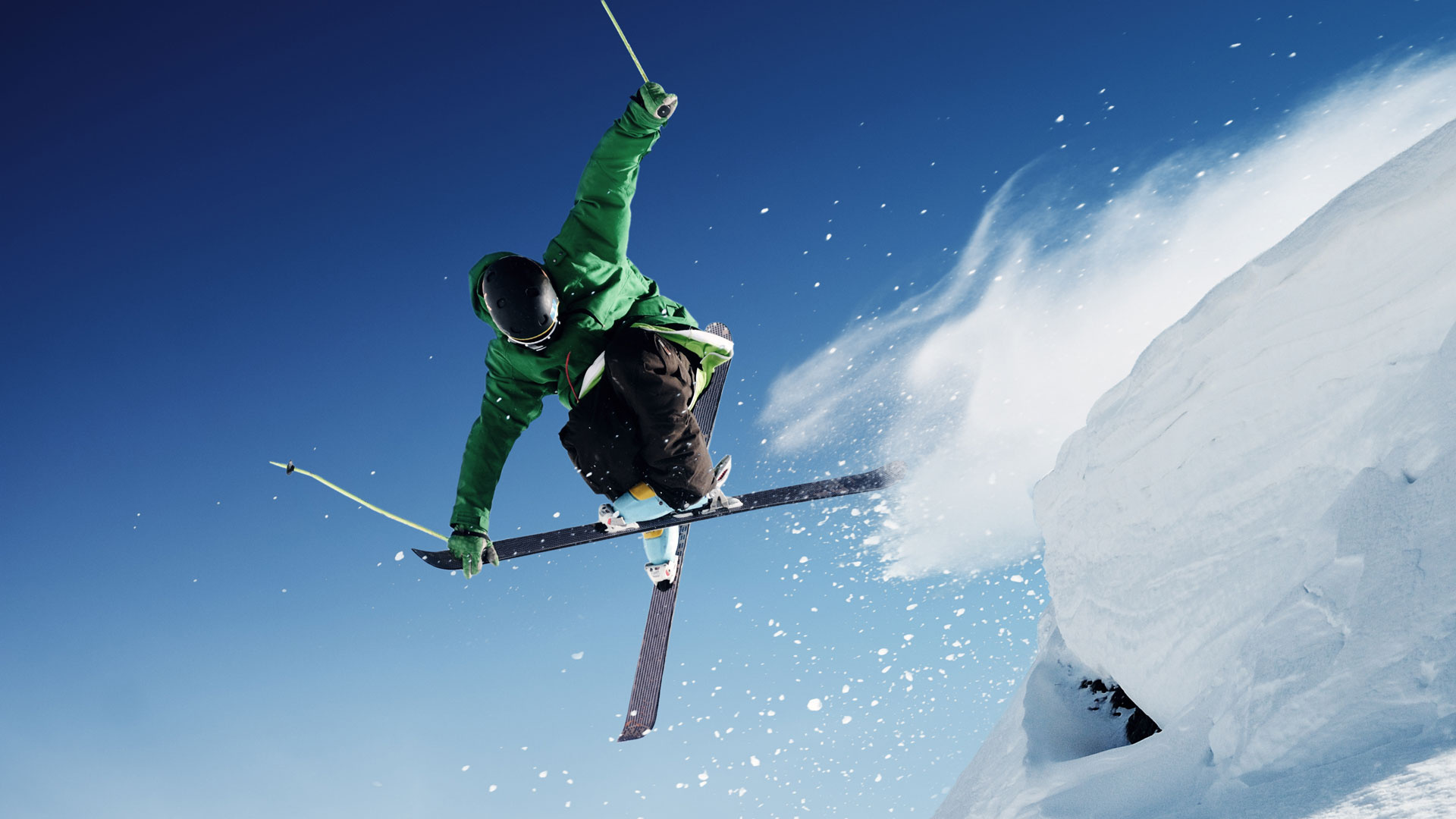 Jump, Freestyle Skiing Wallpaper, 1920x1080 Full HD Desktop